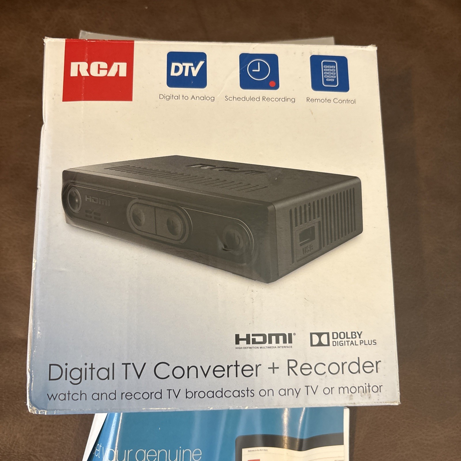 RCA DTA880 Digital TV Converter Recorder HDMI DTV DVR Tuner New Open Box