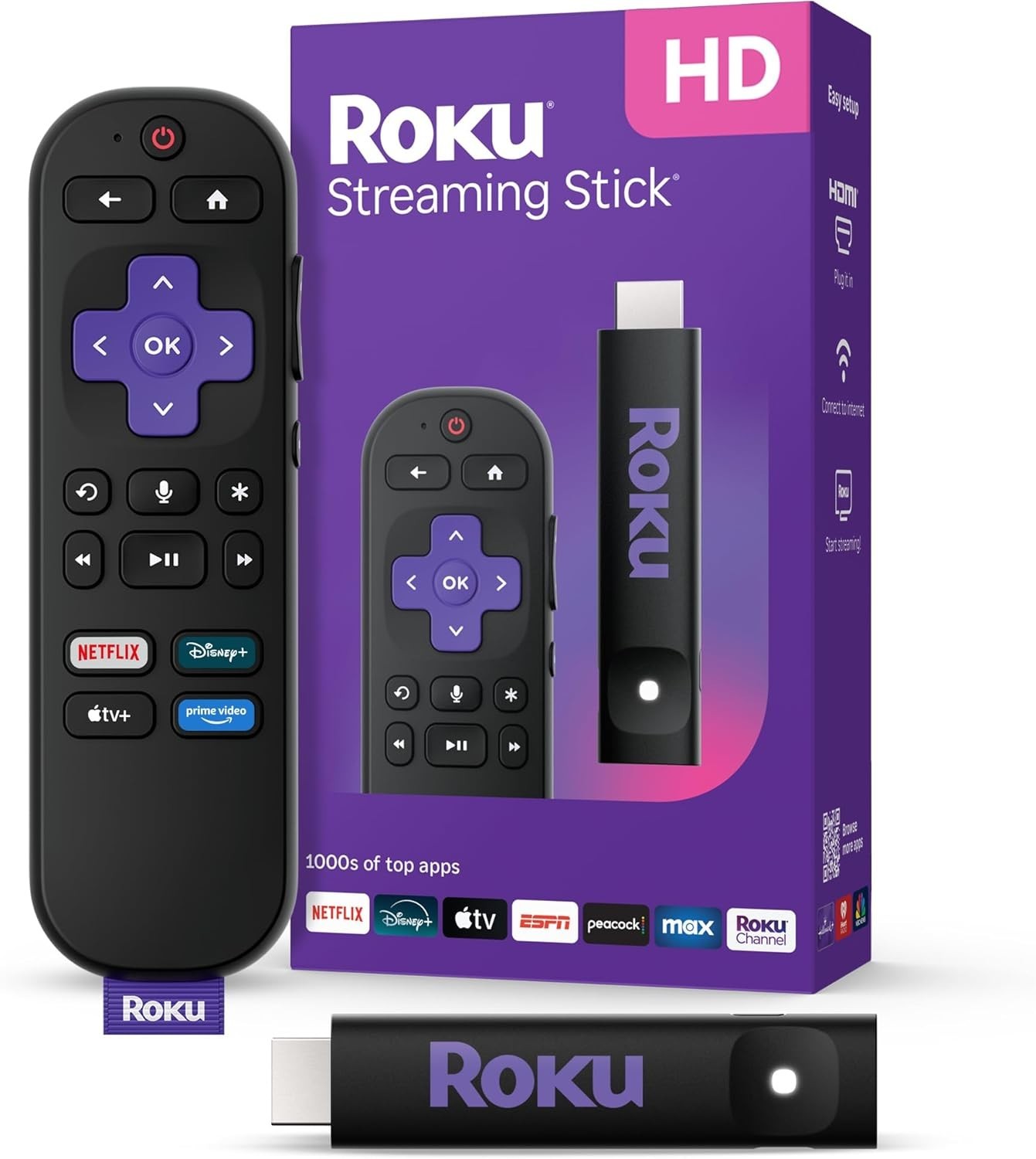 HD Streaming Stick with Voice Remote