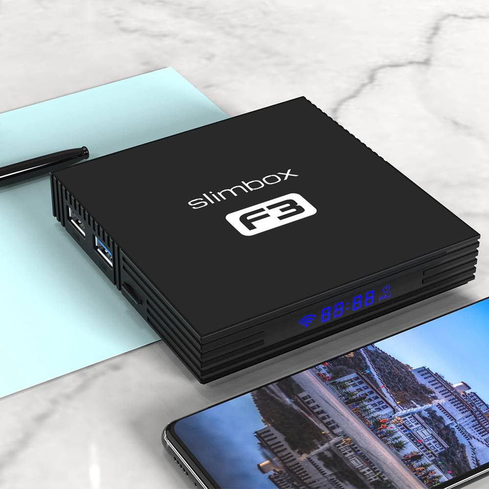 A95X F3 SLIM S905X3 4K HD Android 9 TV Box 2G+16G +Optional SlimBOX Firmware