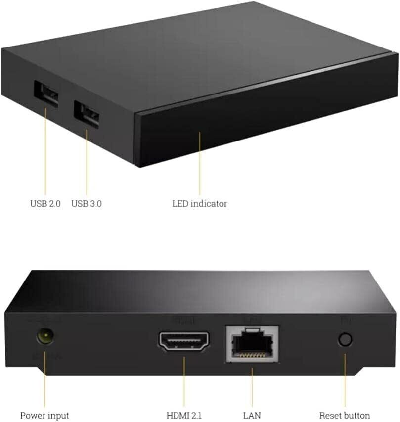New Infomir MAG540W3 MAG 540w3 Set Top Box 1GB Memory 4K Linux Wi-Fi ORIGINAL