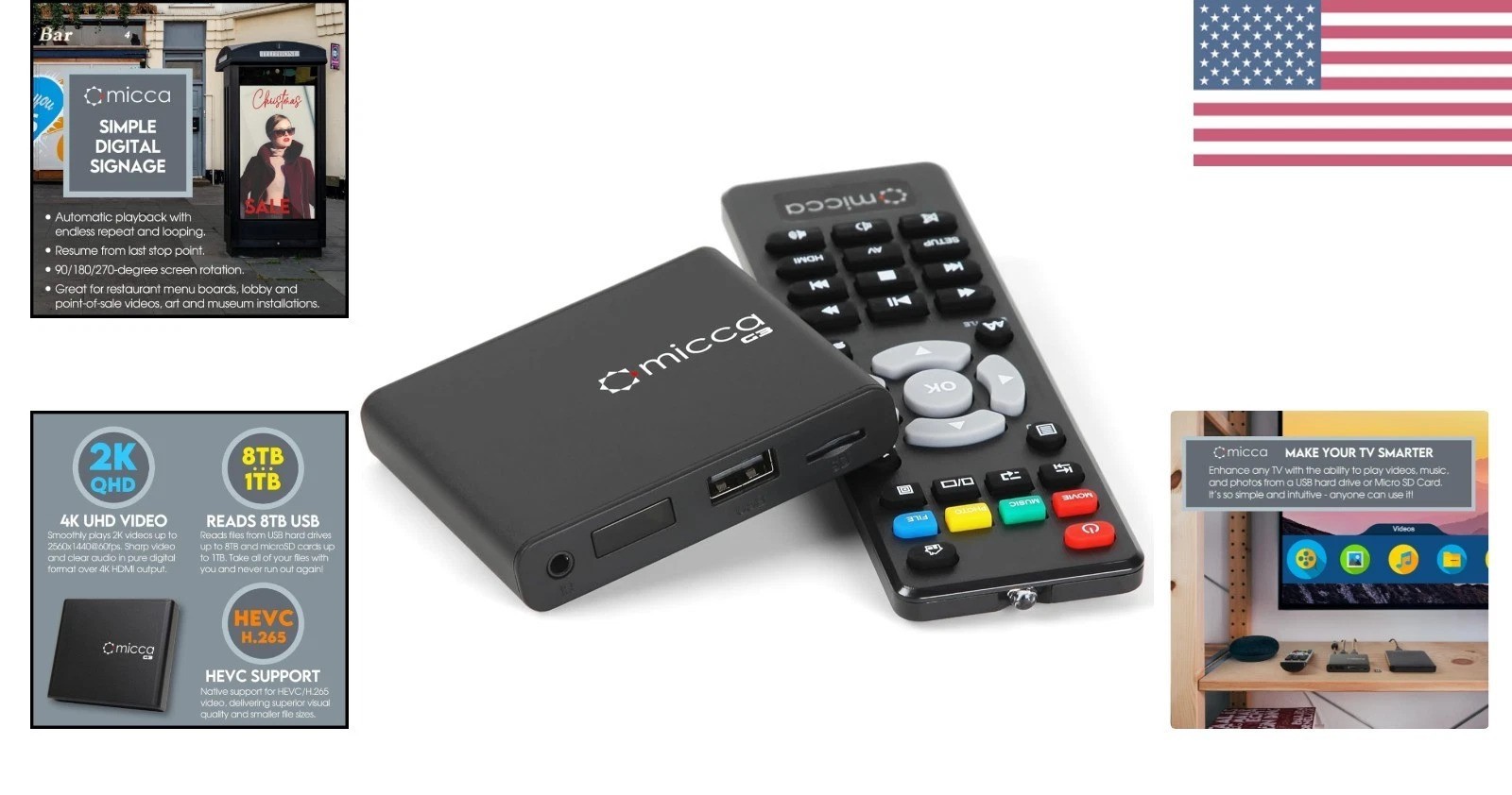 Transform Your TV with G3 2K Quad-HD Media Player – Supports USB & MicroSD