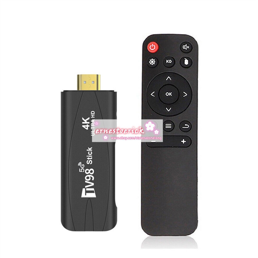 TV Stick TV98 Android 12.1 Dual WiFi Smart TV Box 2G+16G/8G+128G 4K Media Player