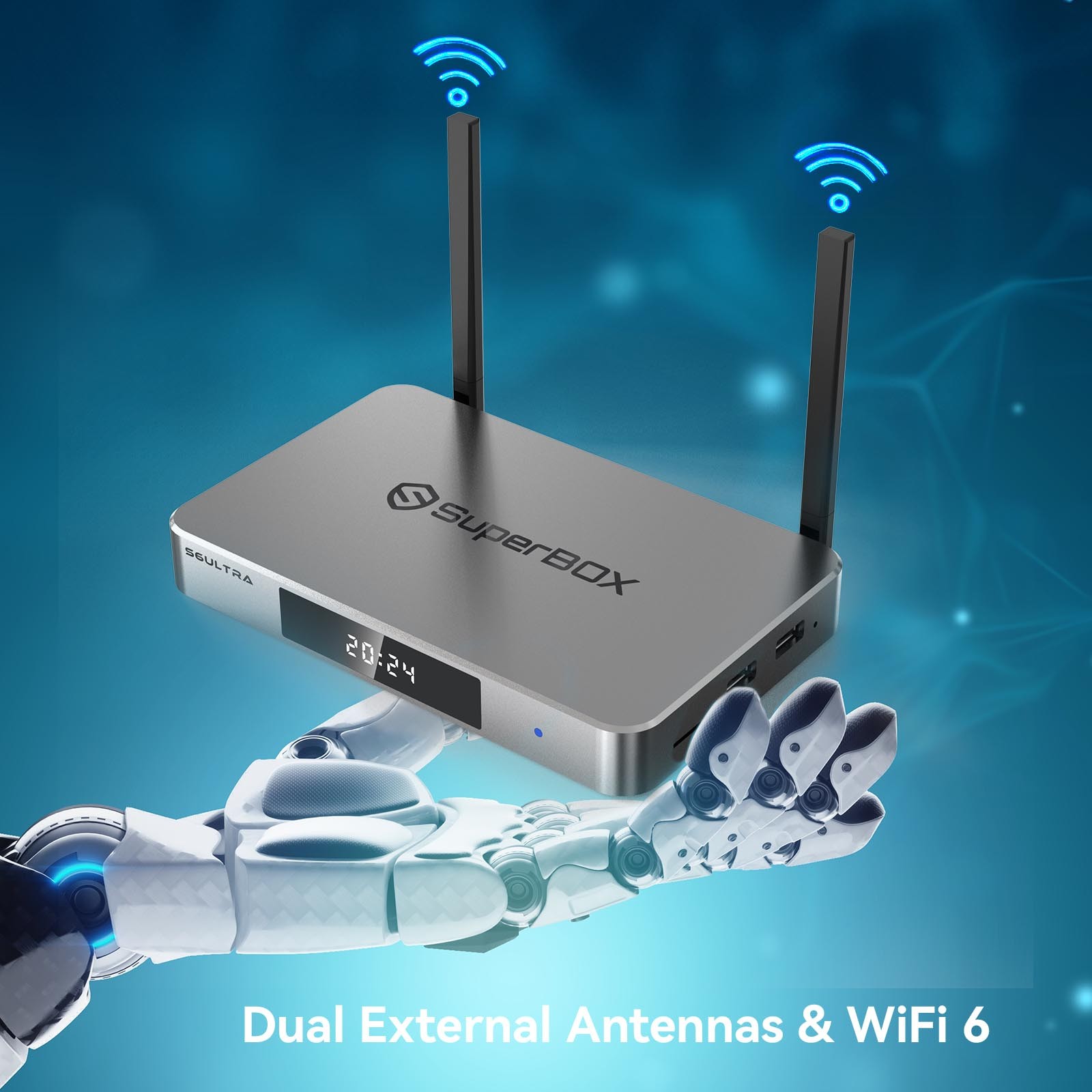 New SuperBox S6 Ultra TV BOX New 128G Large Memory Message Have To Surprise