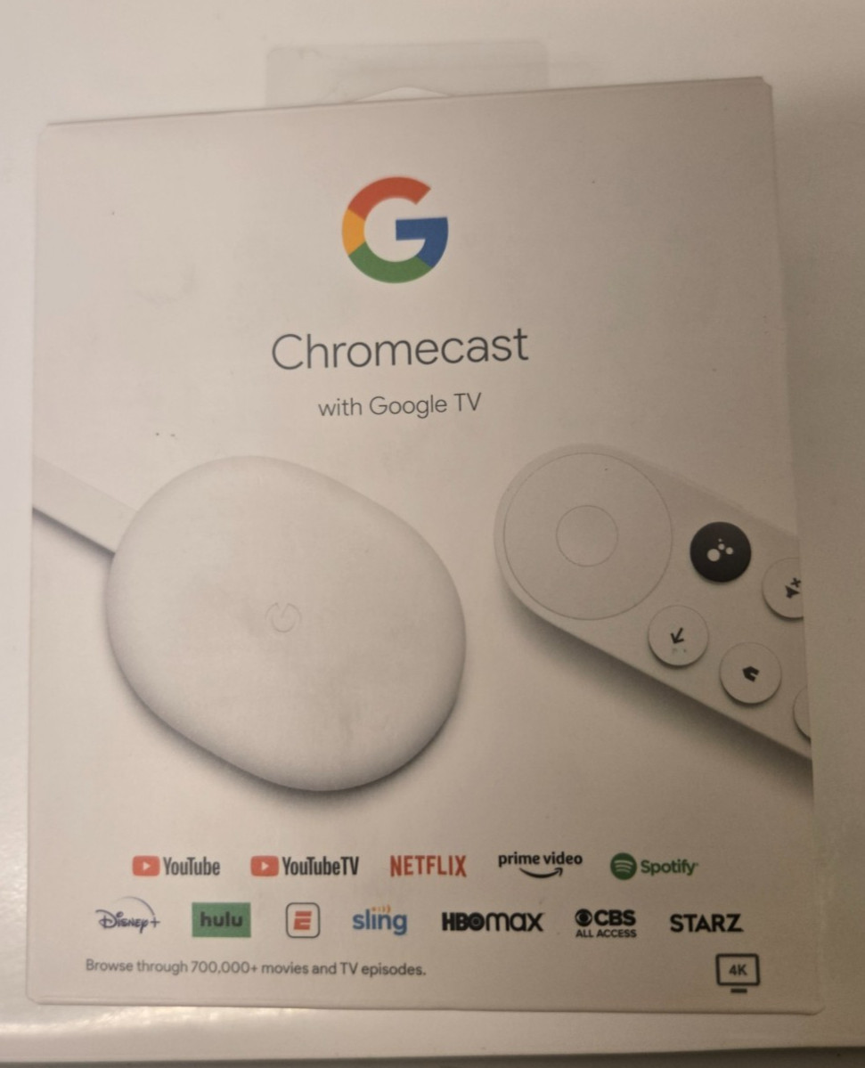 Google Chromecast with Google TV 4K UHD GA01919-US