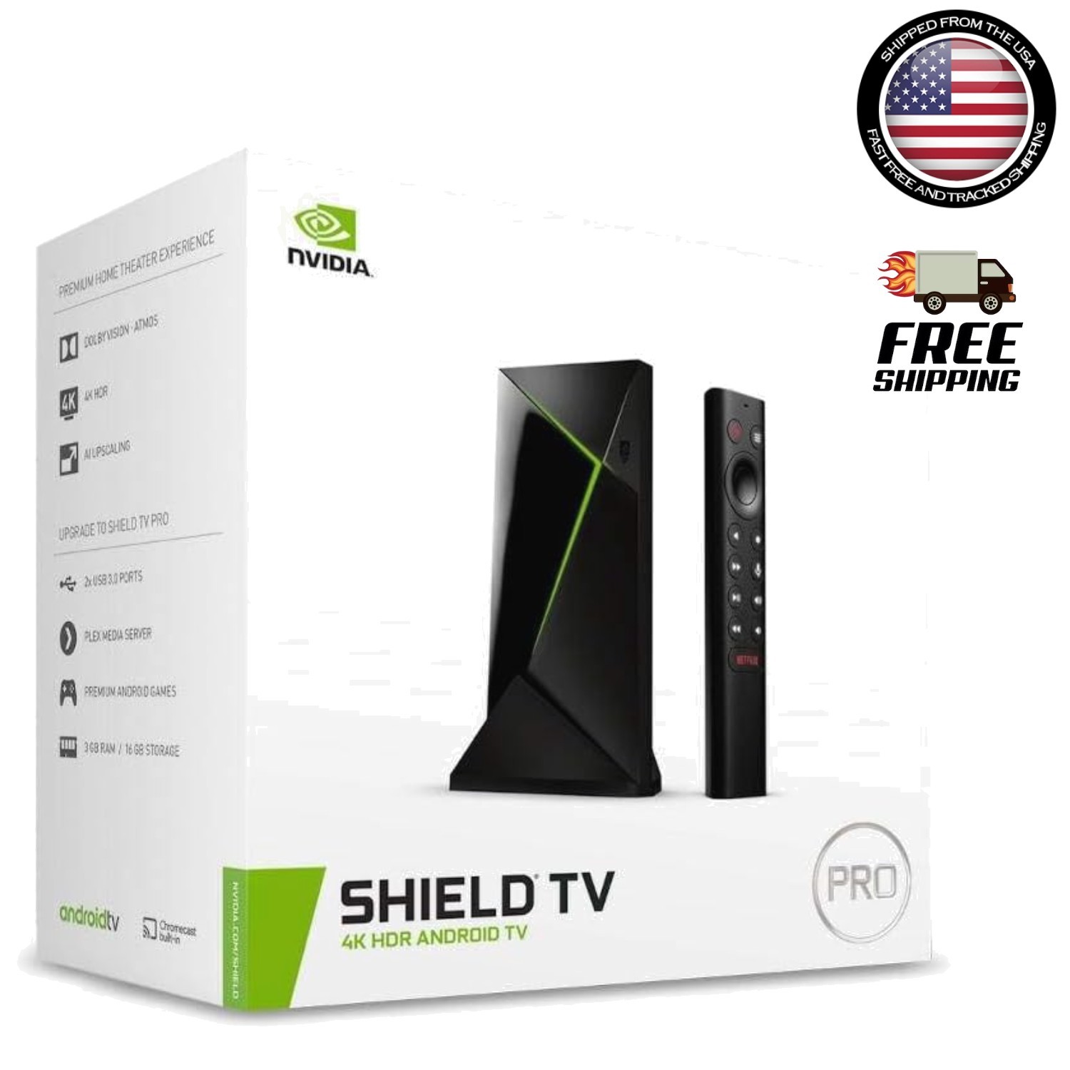 Advanced SHIELD Android TV Pro | Your Gateway to 4K HDR Streaming Smart Home Hub