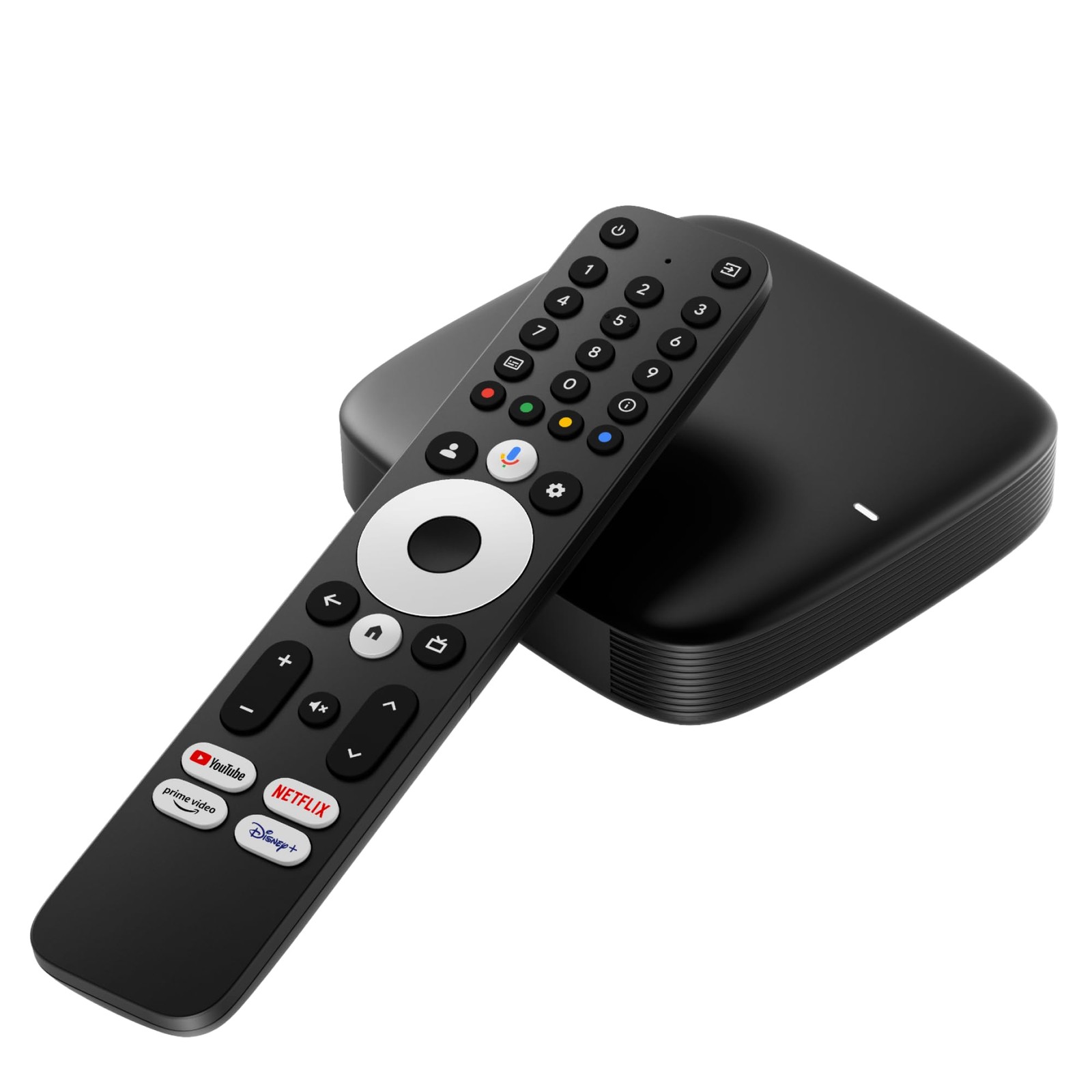 MAG555 4K Streaming TV Box with Google TV Voice Control HDMI USB Easy Setup