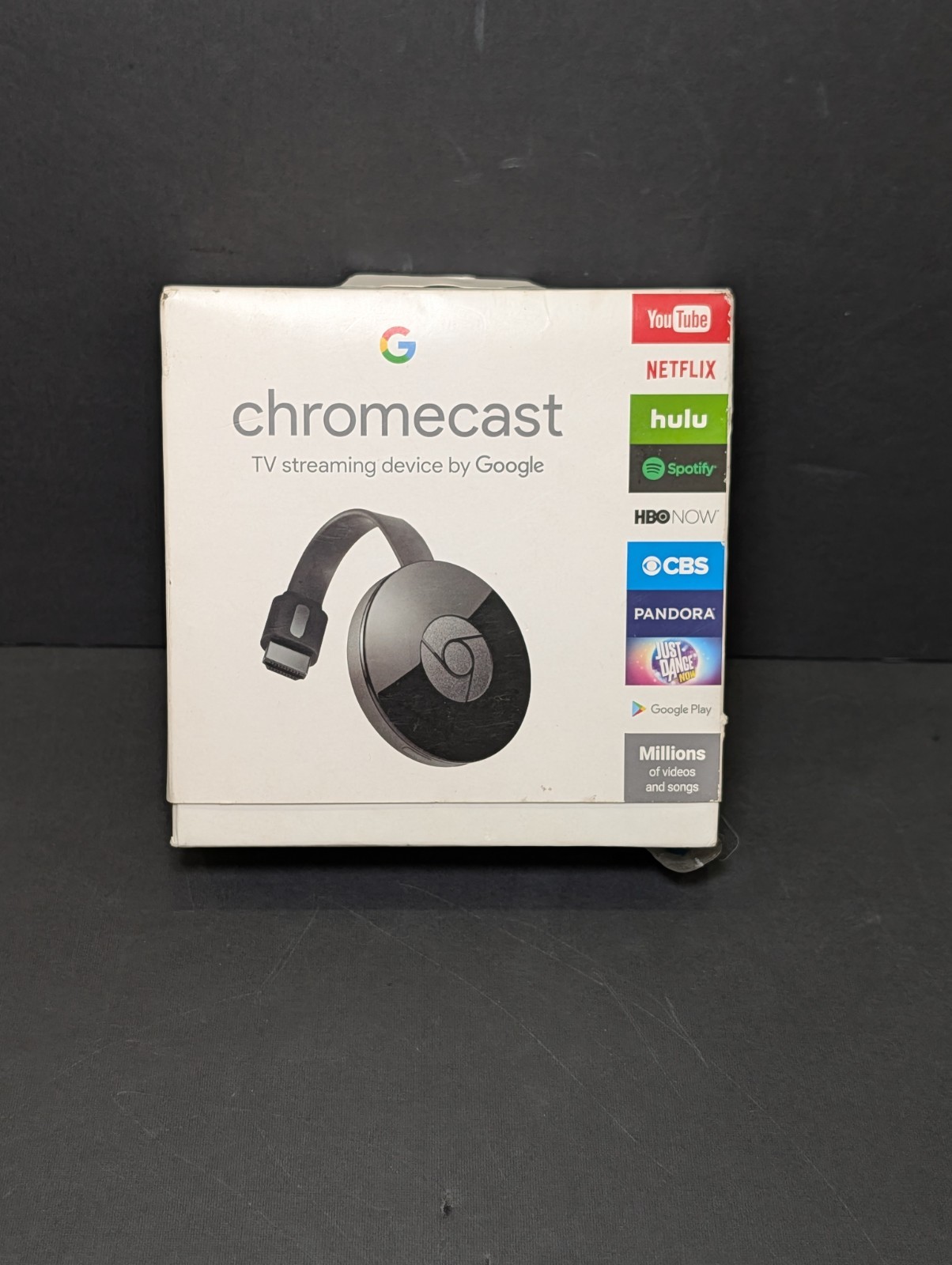 Google Chromecast 2nd Generation HD 1080p Media Streamer Black