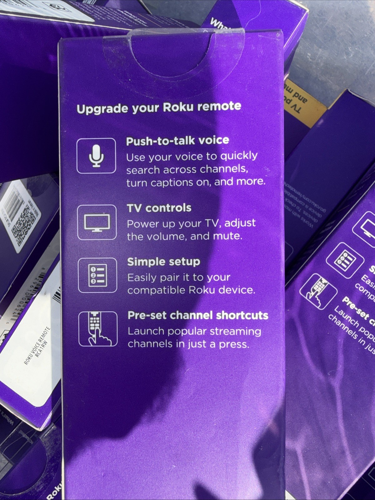 New Roku Voice Remote With TV Controls RCA1RW