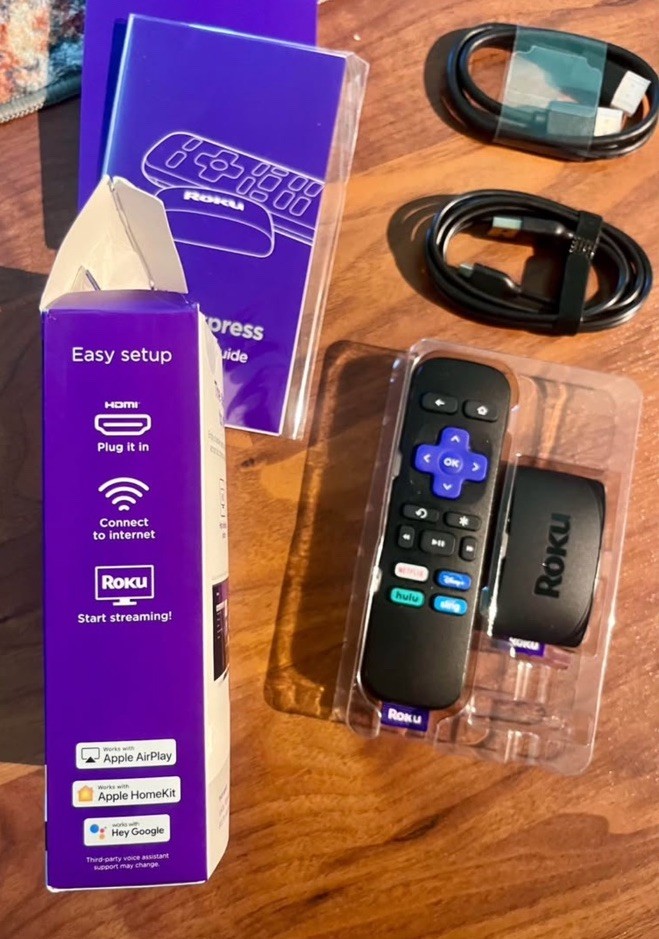 Roku Express HD Media Streamer 1080p FHD Wi-Fi HDMI w/ Simple Remote Black