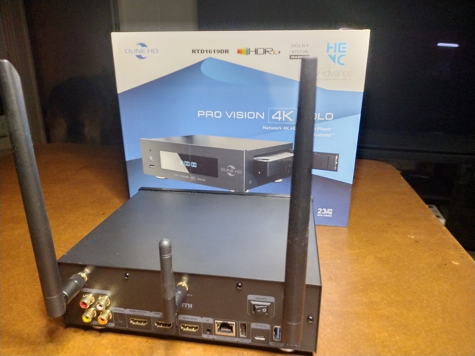 Dune HD Pro Vision 4K Solo | HDR10+ | Ultra HD | 3D | DLNA | Media Player 8TB