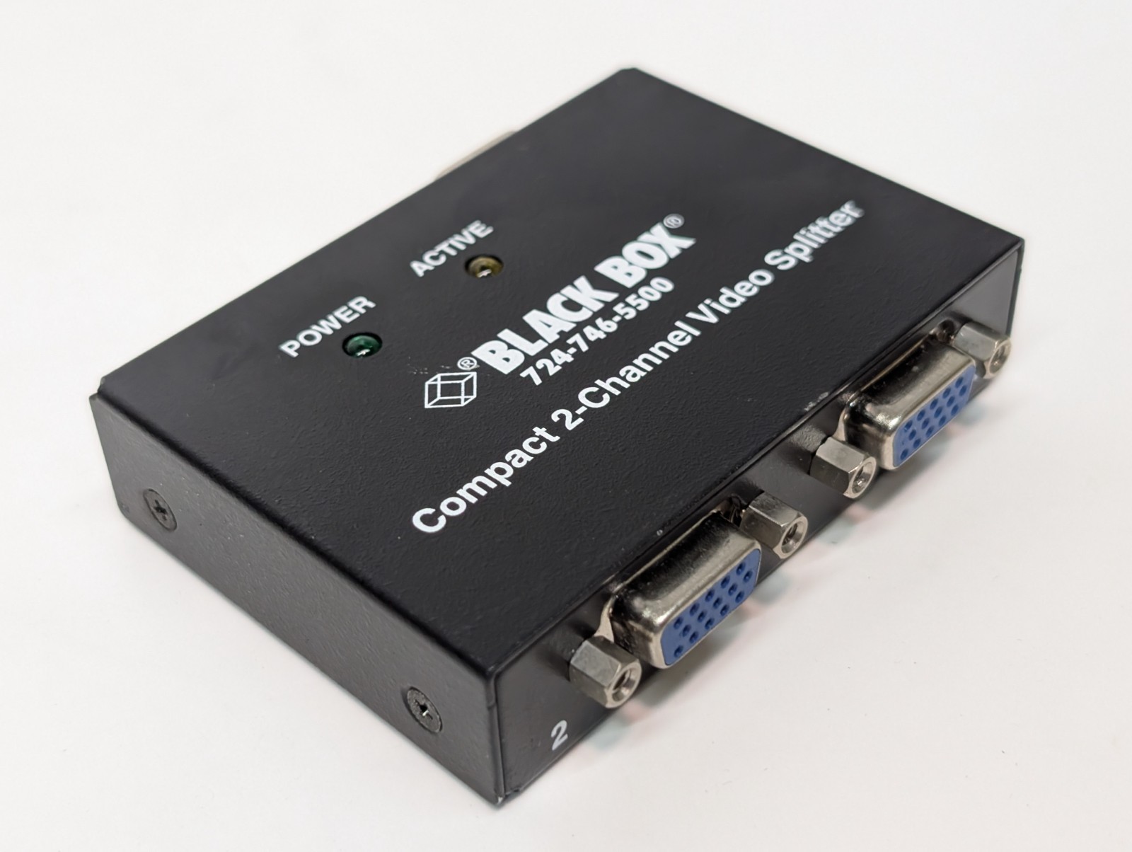 (3) Black Box Compact 2-Channel Simultaneous Display Video Splitters, AC1056-2