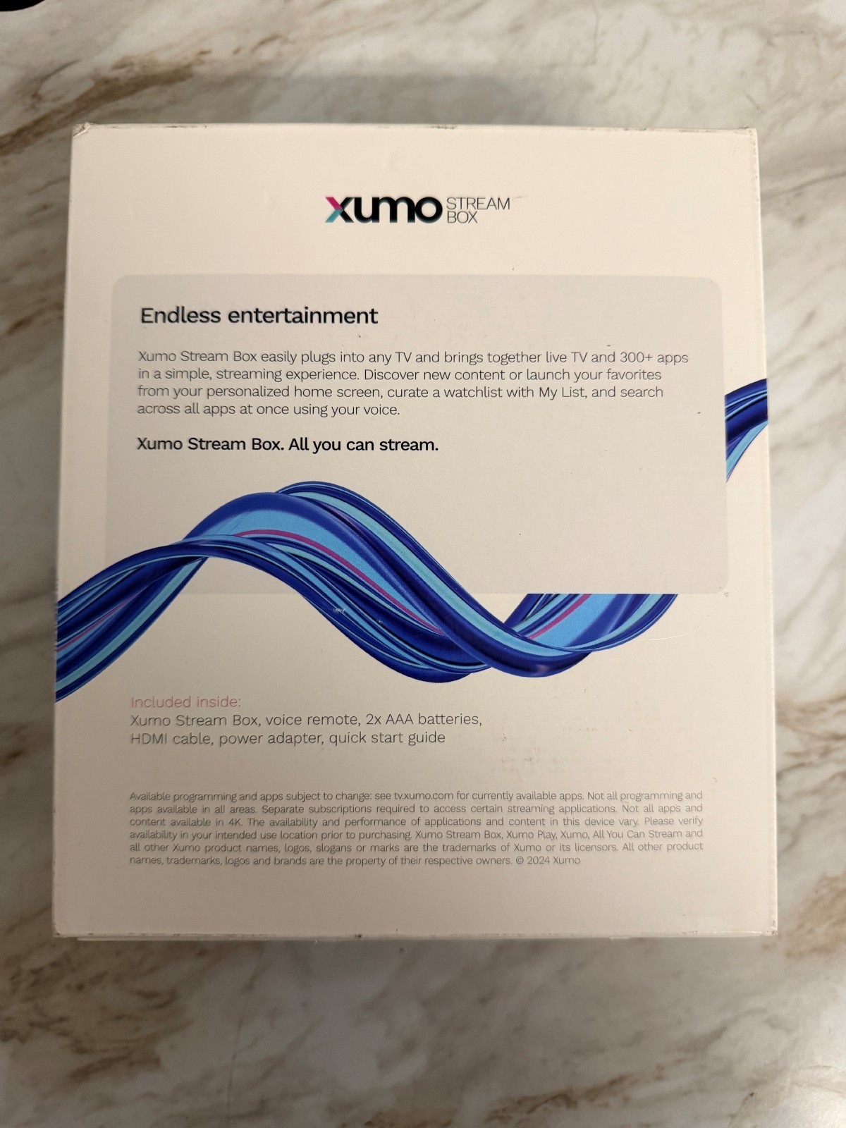 Xumo Stream Box 4K Streaming Device (ESST11AEI)
