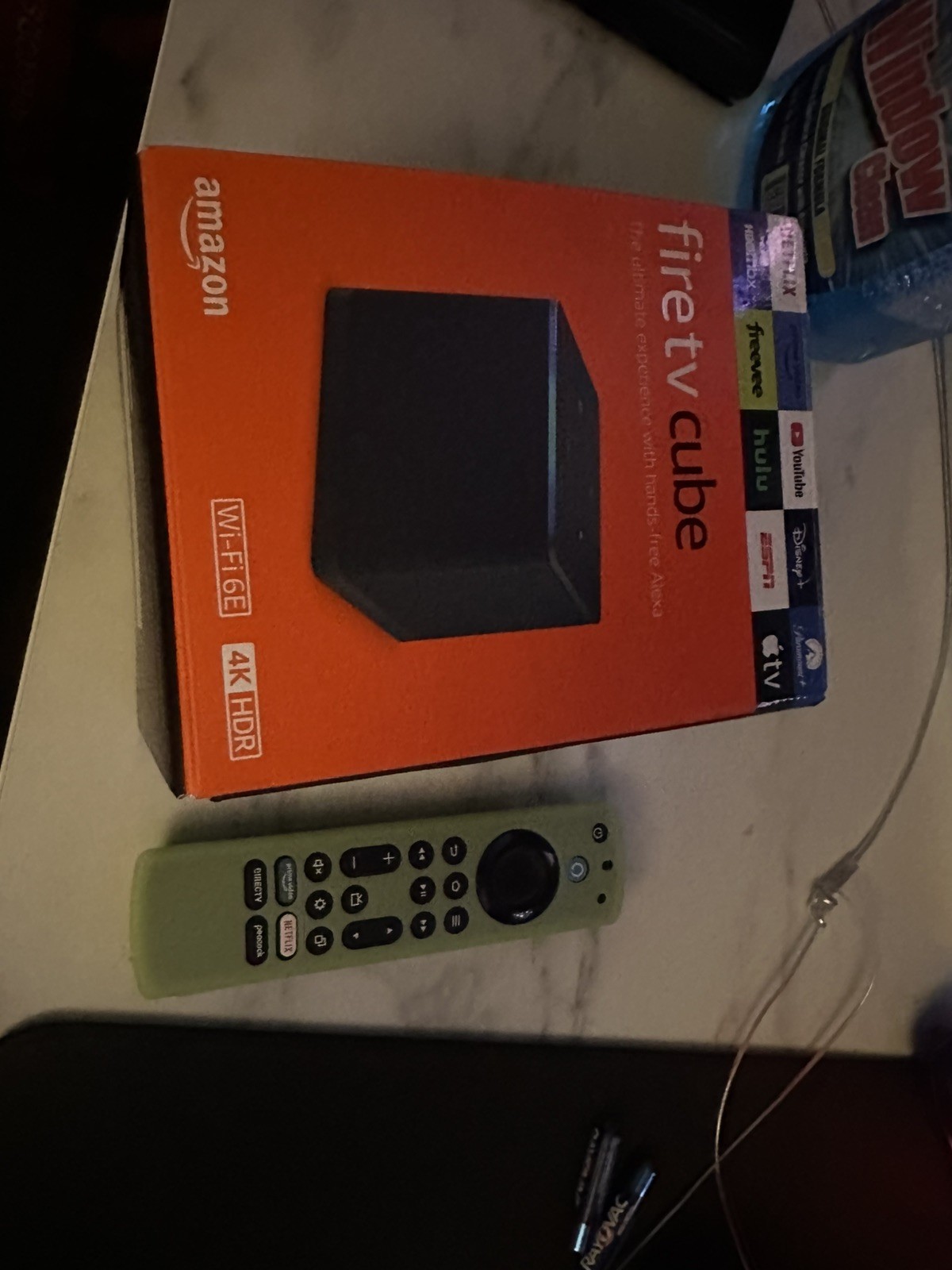 Amazon Fire TV Cube 3rd Gen HDMI Wi-Fi 6E 4K Ultra HD With Alexa