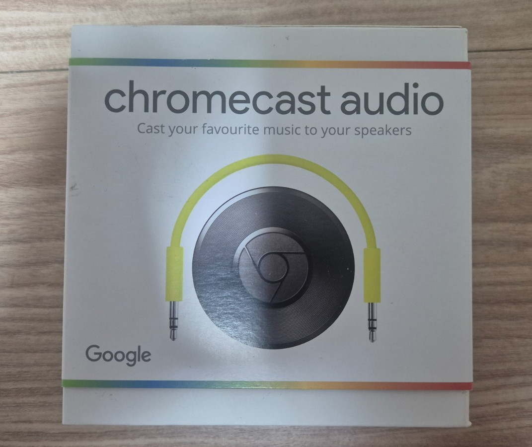Google Chromecast Audio RUX-J42 Black – Original Box Bundle w