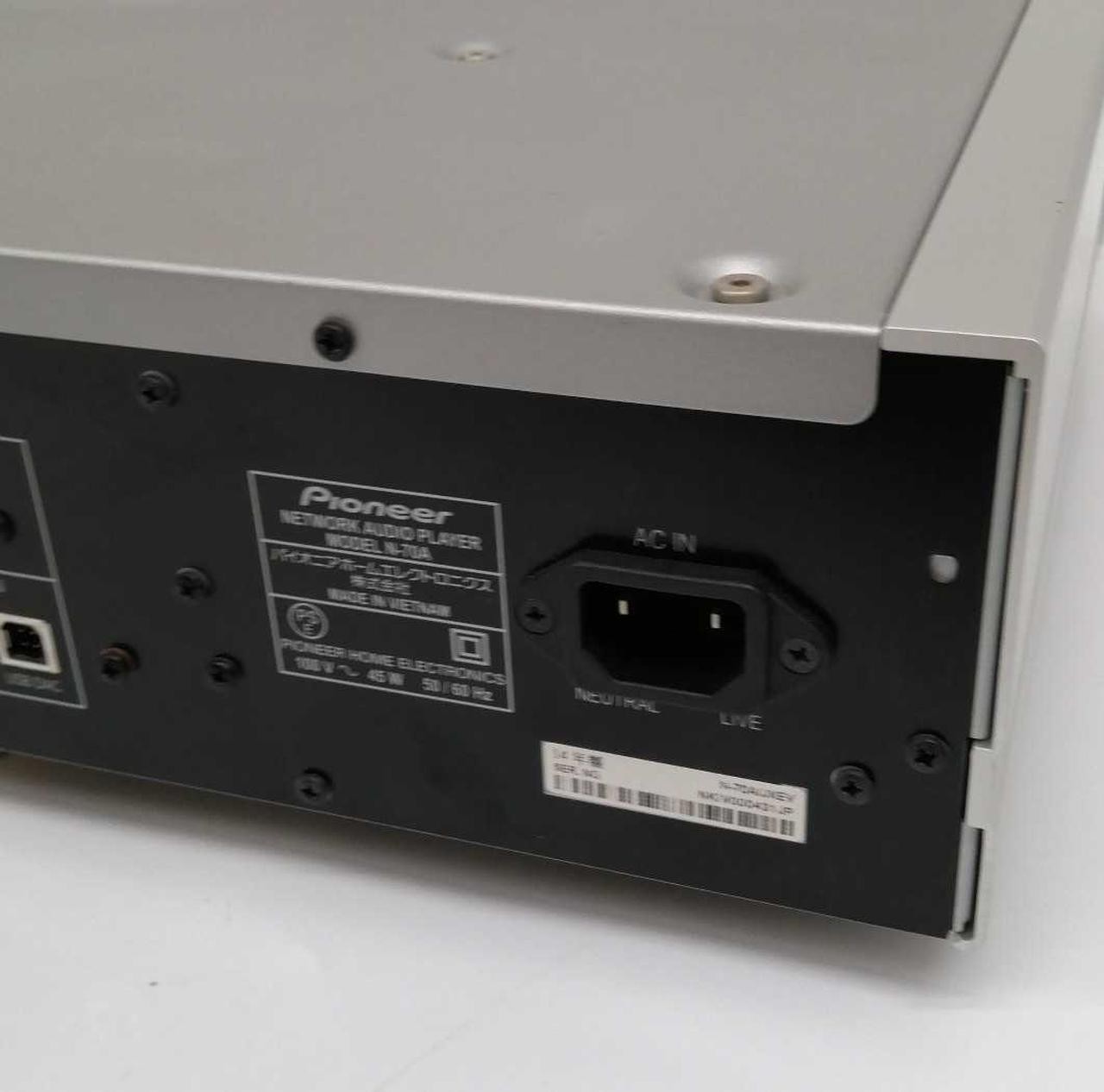 PIONEER N-70A Network Audio Player Streamer DAC System w/ Cable Tested TB02 12.0