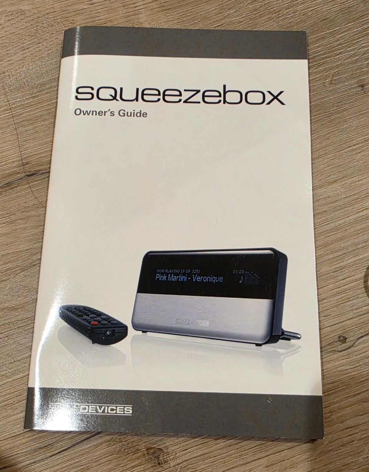 Logitech Squeezebox v3 Slim Devices FOR PARTS/REPAIR ORIGINAL BOX manual remote