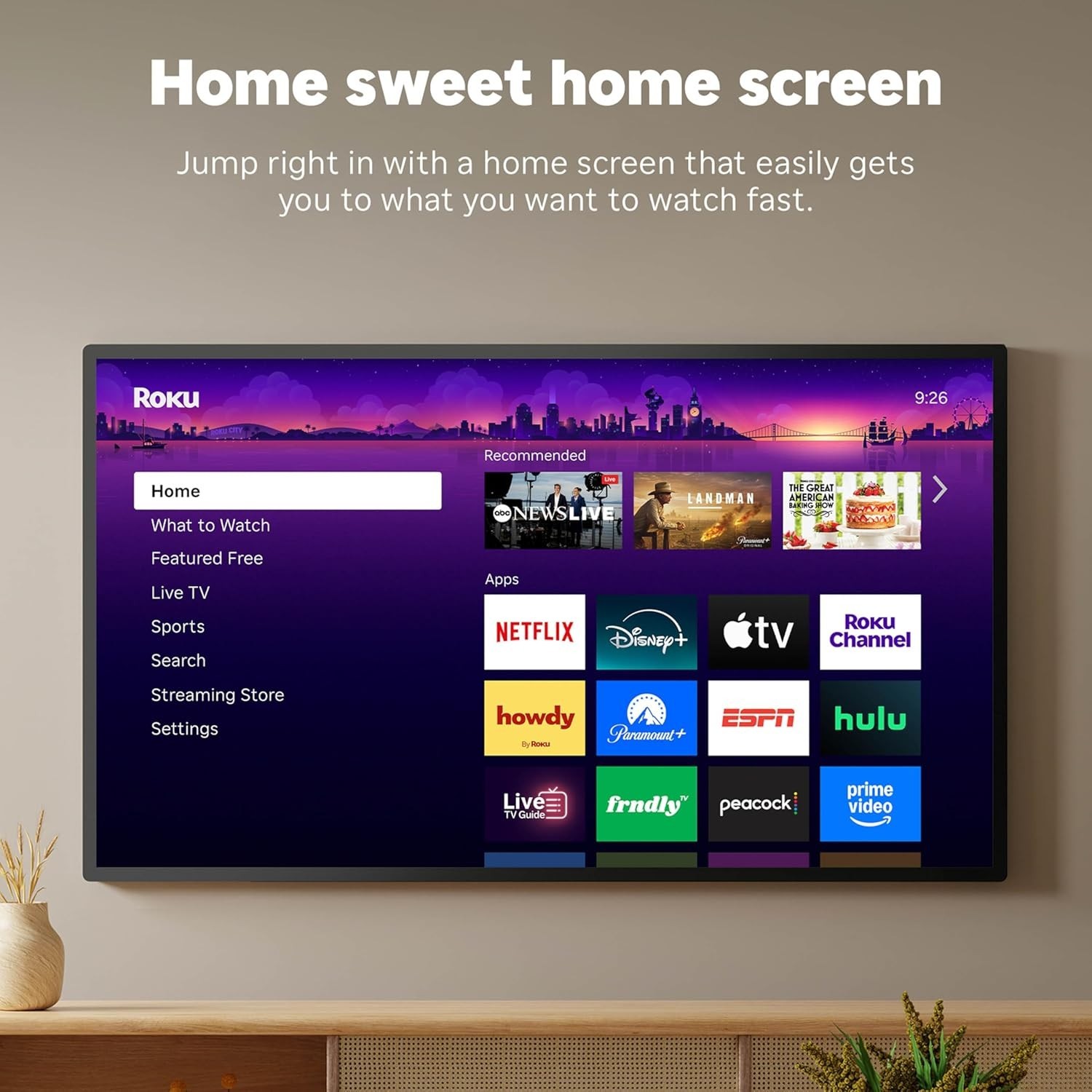 Roku 4K Stick Plus 2025 – HDR Streaming Device for Free Live TV – FREE SHIPPING
