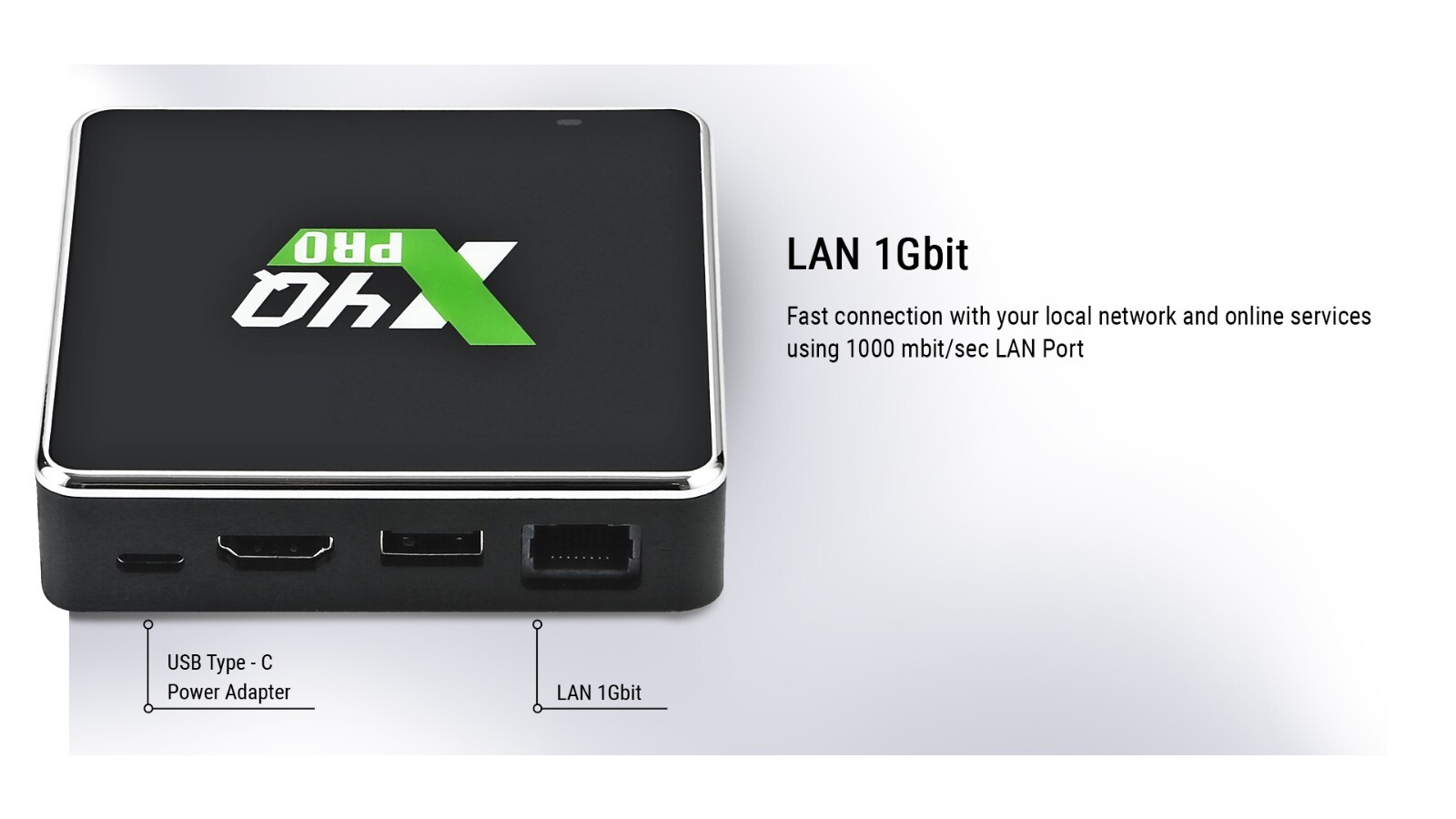 Ugoos X4Q Android 11 TV Box S905X4 4G 64G WiFi 1000M AV1 4K HDR Box Media Player