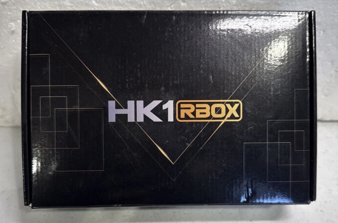 HK1 RBOX Media Streamer Box Wi-Fi 64GB HK3528 Processor Black Brand New