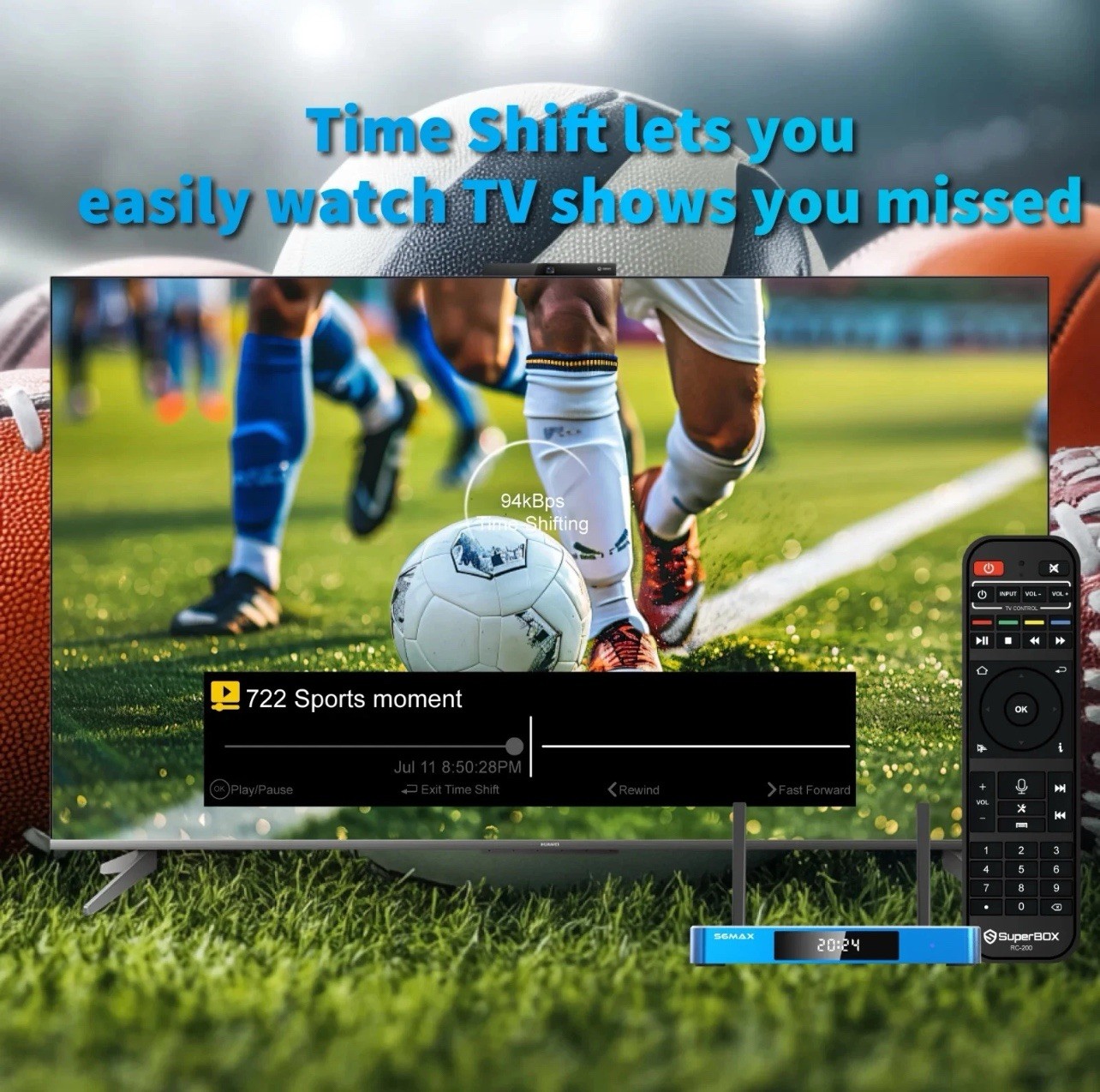 SUPERBOX S6 MAX | 6K UHD | 64Gb Strg | 4GB RAM | Dual Band WiFi | Parental Ctrl