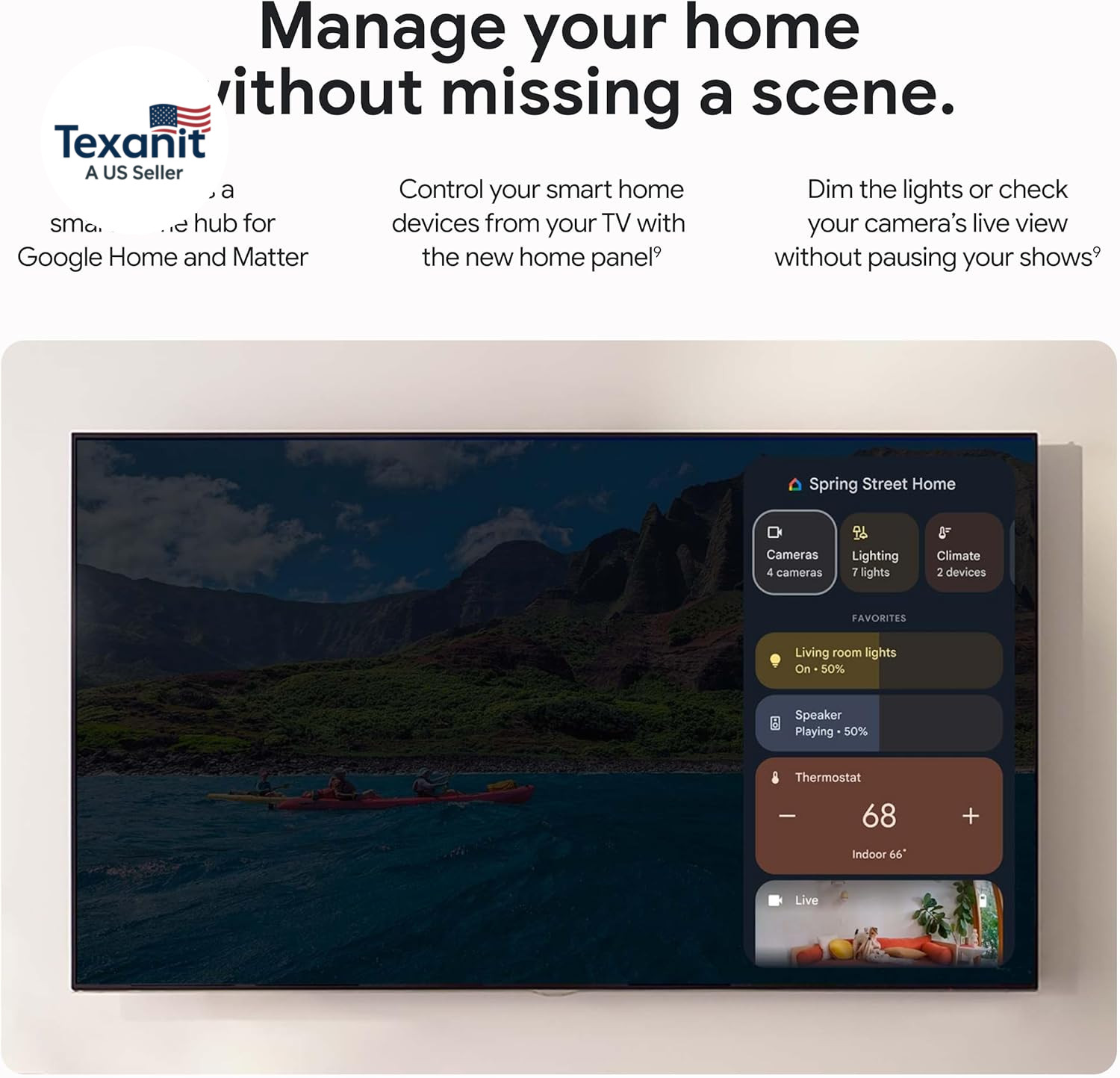 TV Streamer 4K – Fast Streaming Entertainment on Your TV with Voice Search Remot