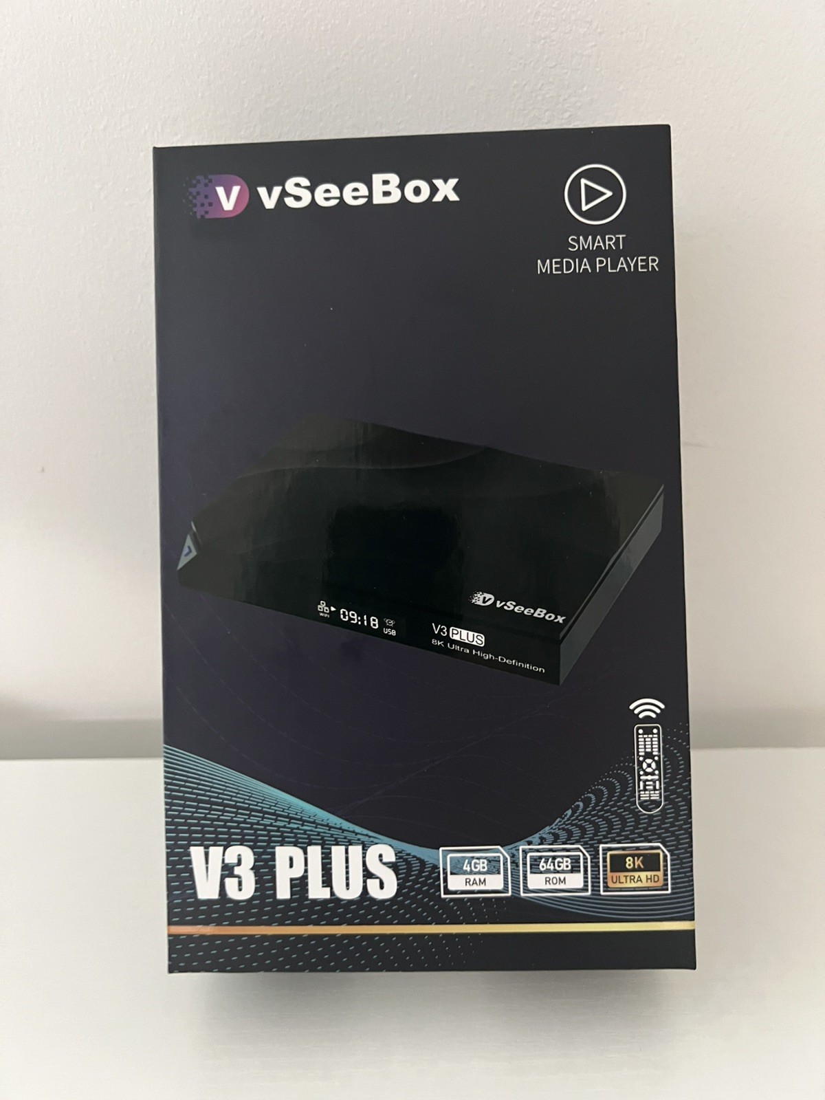 vSeeBox V3 Plus 64GB Android 11 Smart Media Player WiFi 6 8K HDMI BT
