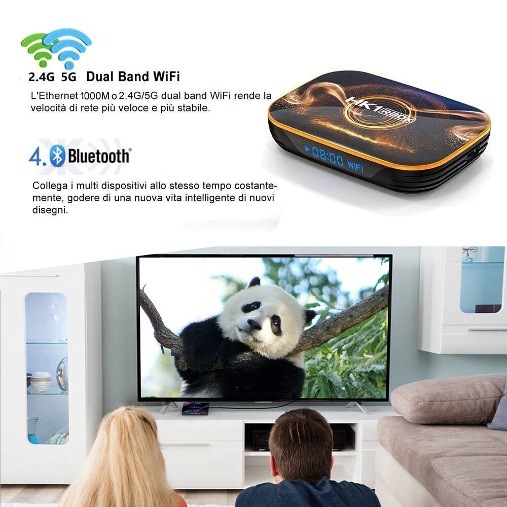 HK1 Pro Android 11.0 4 Core 4GB+ 32 64 128G 4K Smart 5G WIFI Media Player TV BOX