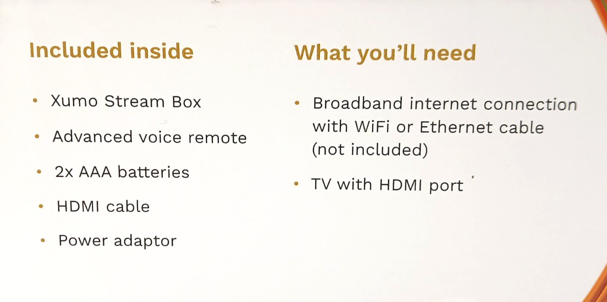 XUMO Stream Box 4k UHD Streaming Device With Voice-Controlled Remote NEW SEALED!