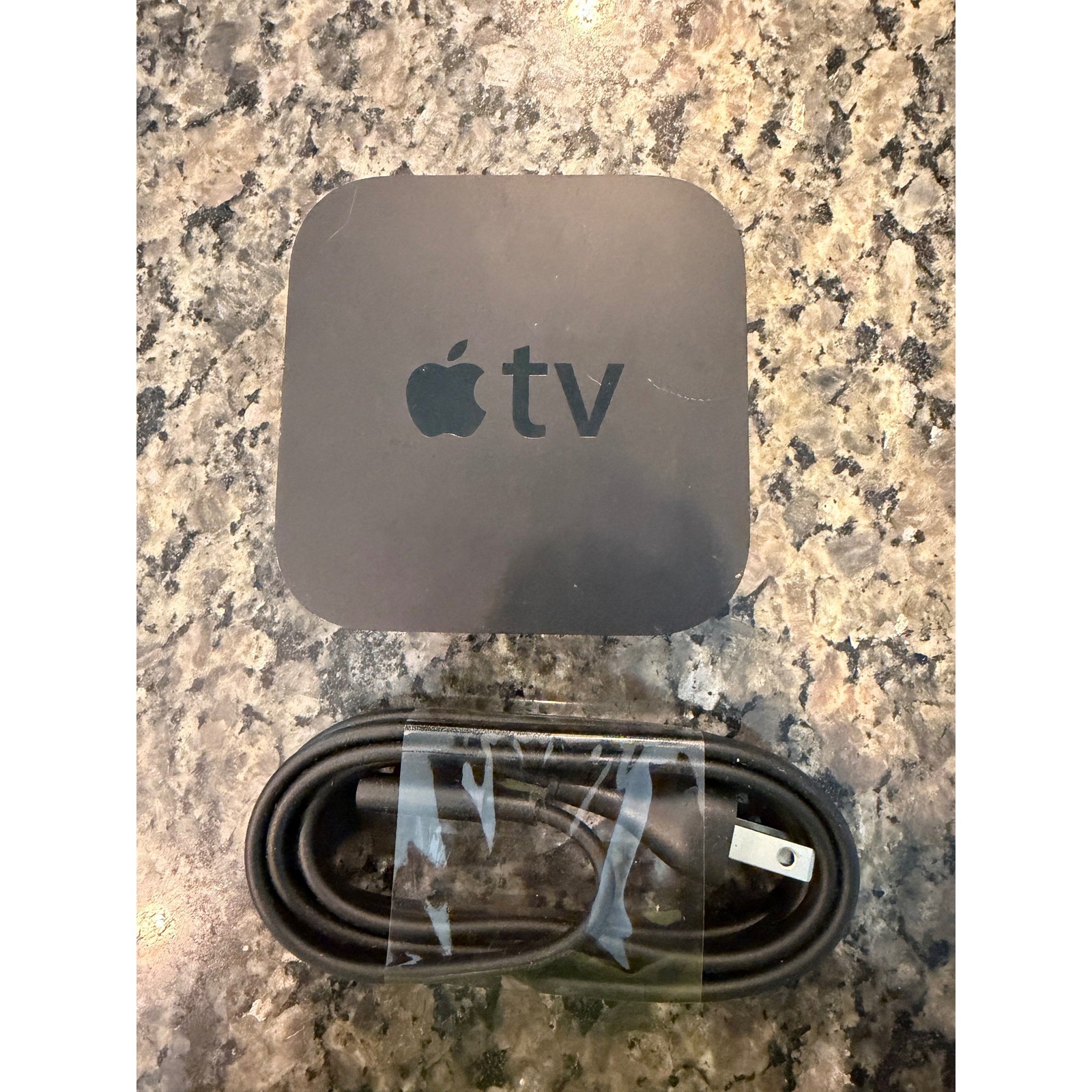 Apple TV 3rd Generation Model A1469 Black Streaming Media Player with Power Cord