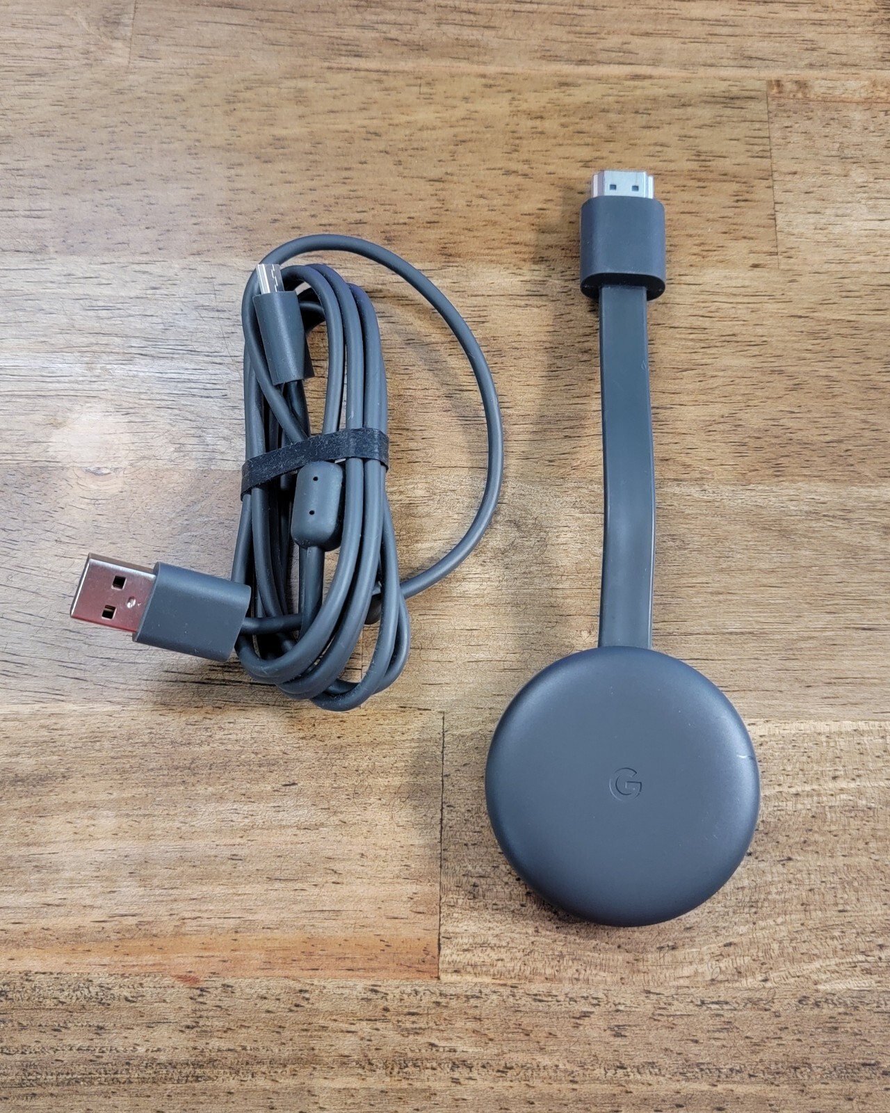 Google Chromecast HD (3rd) 1080p Media Streaming Device – W/ Power Cable TESTED!