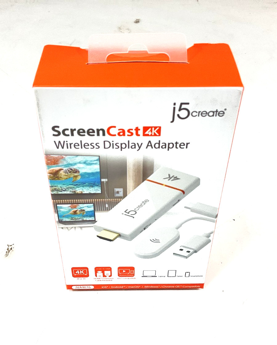 j5create Screencast 4K Wireless Display Adapter – JVAW76