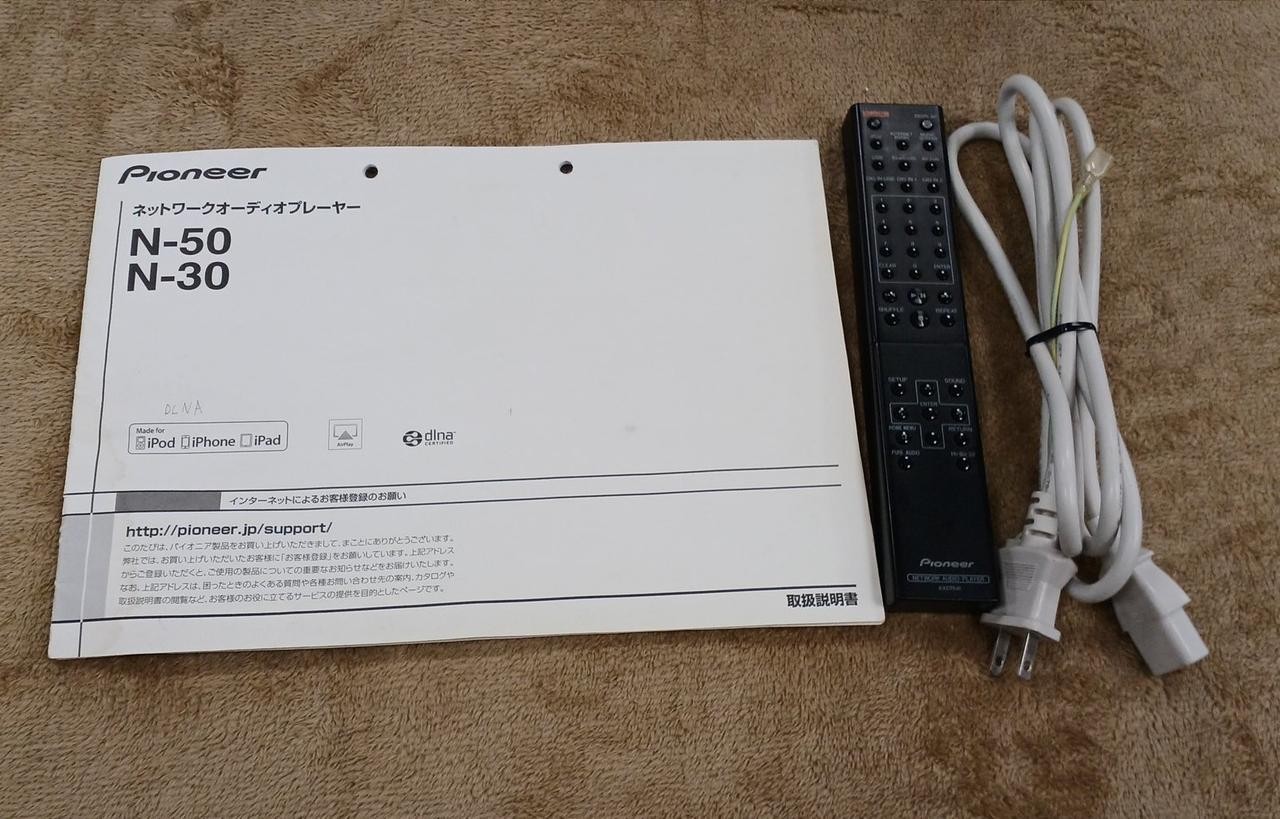 Pioneer N-30 Network Audio Player Good Condition from Japan w/Accessories