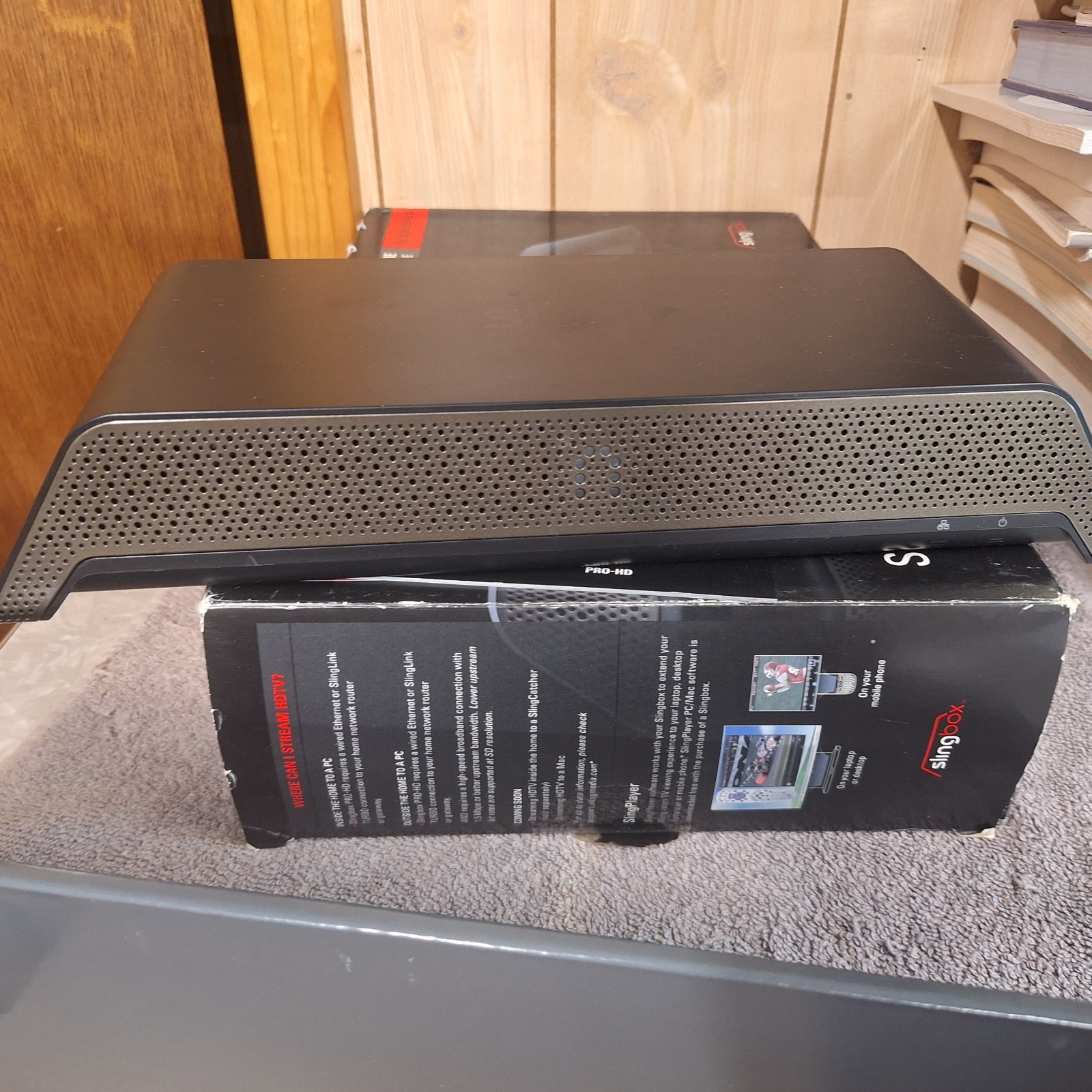 Slingbox Pro HD SB300-100 HD Digital Media Streamer Black Sling Box