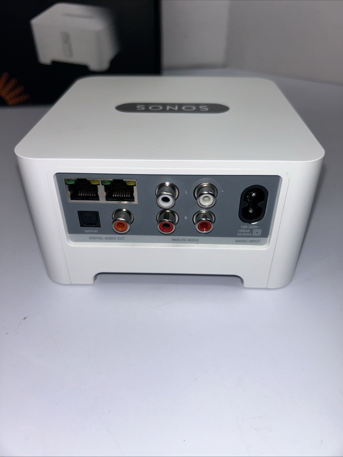 Sonos Connect S1 Gen 1 White Wireless Music Media Streaming Player (2014) Tested
