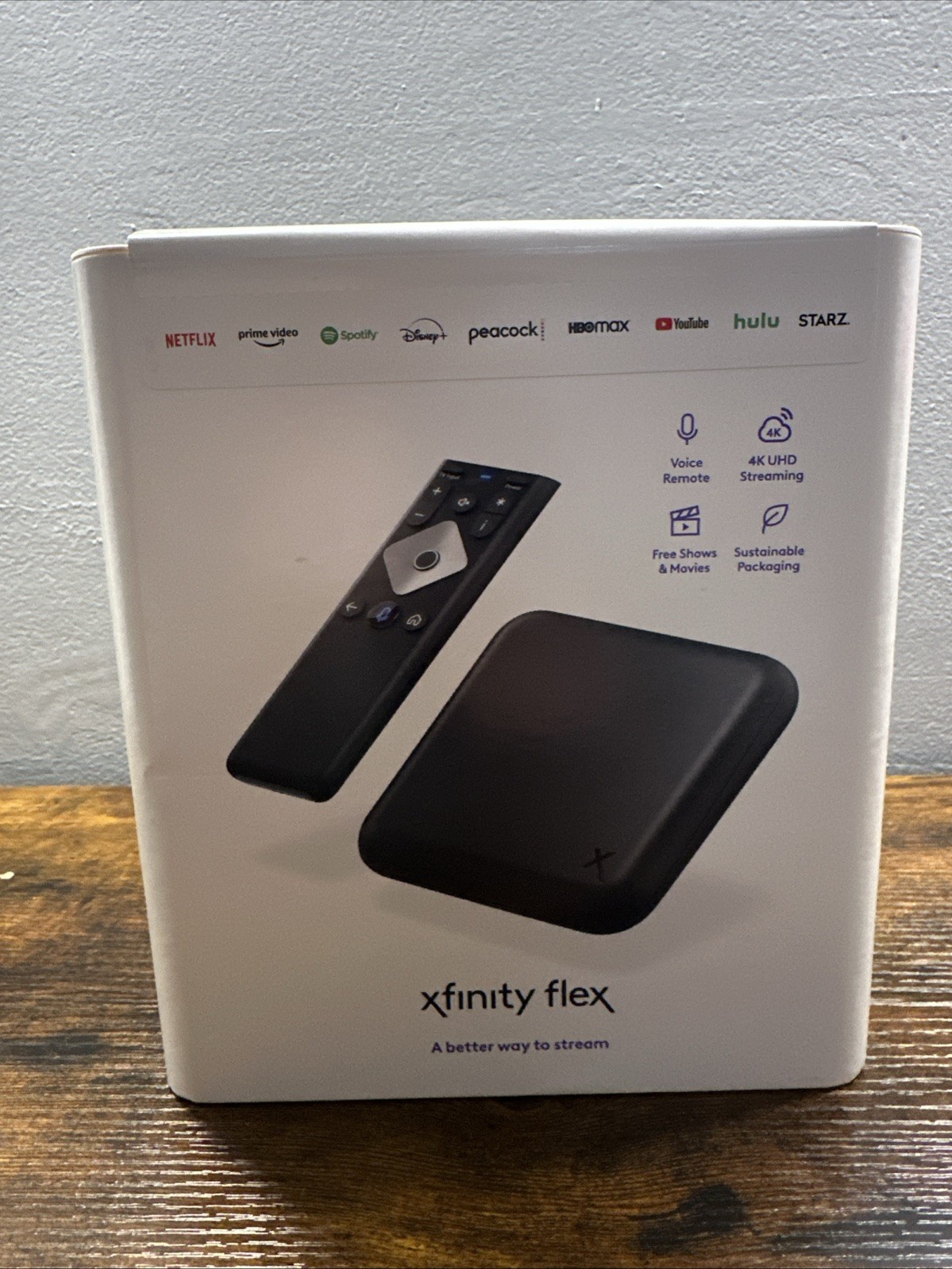Xfinity Flex 4K UHD Streaming TV Box with Voice Remote Control Brand New Sealed