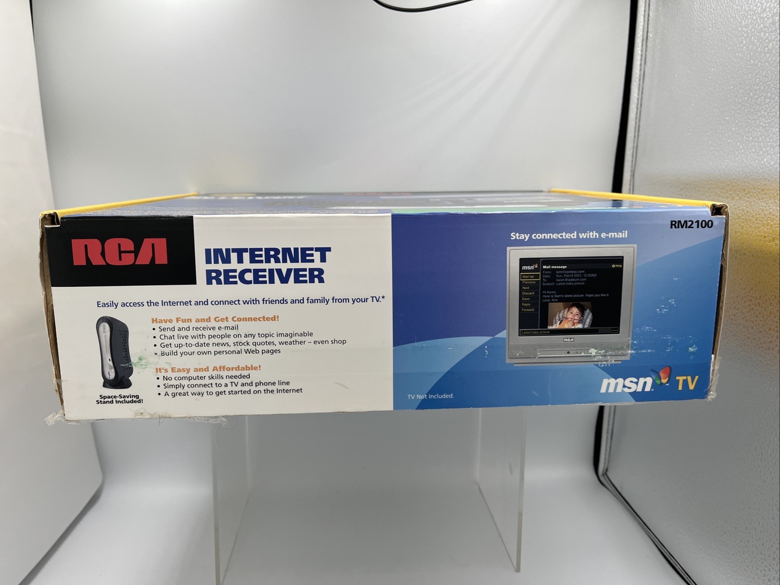New In Box RCA MSN TV RM2100 Internet Receiver Kit – NO Manual