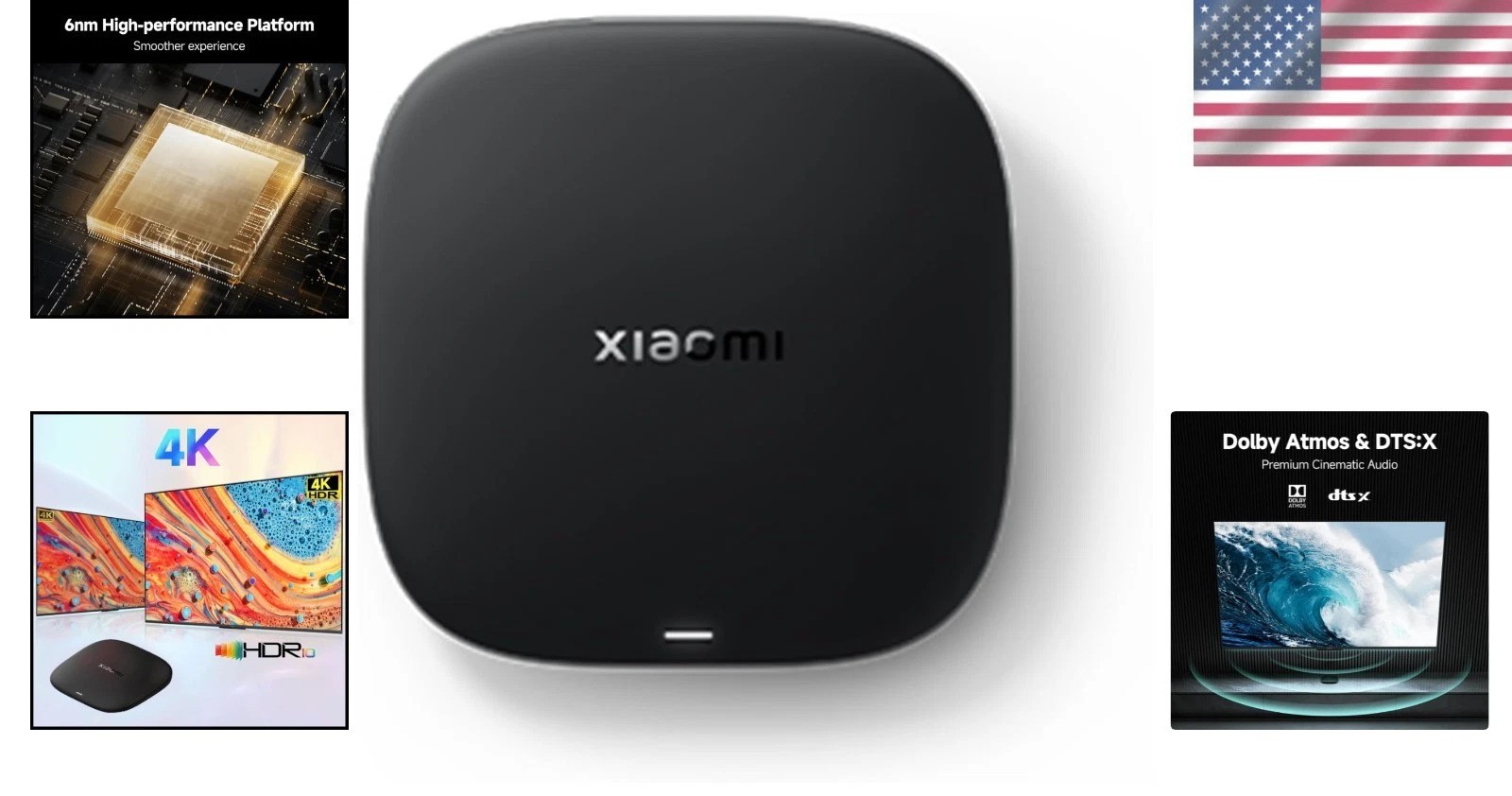 Xiaomi TV Box S 3rd Gen – 4K UHD, 32GB Storage, Voice Control & AMD FreeSync