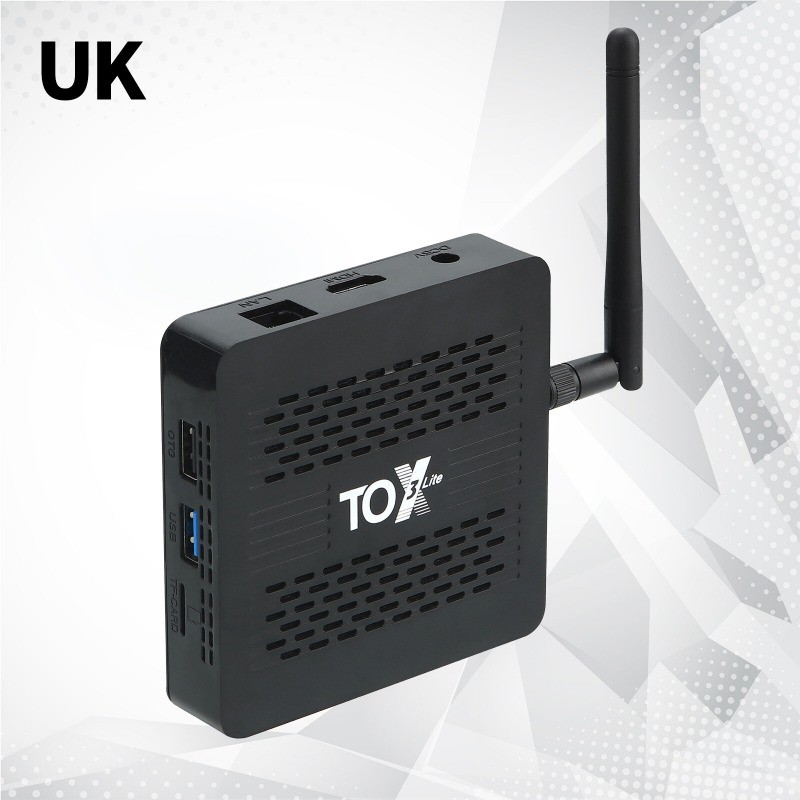 Quad Core Amlogic S905X4 Android 11.0 4GB+32GB Smart TV Box 2.4G 5G 1000M TOX3