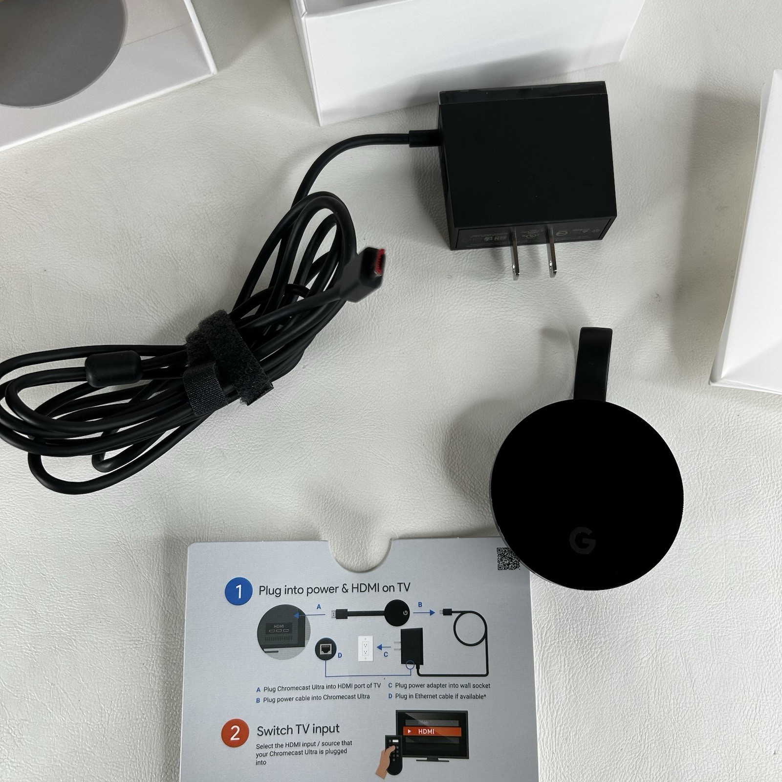 Google Chromecast Ultra 4K Digital Media Streamer – Black (GA3A00403A14)