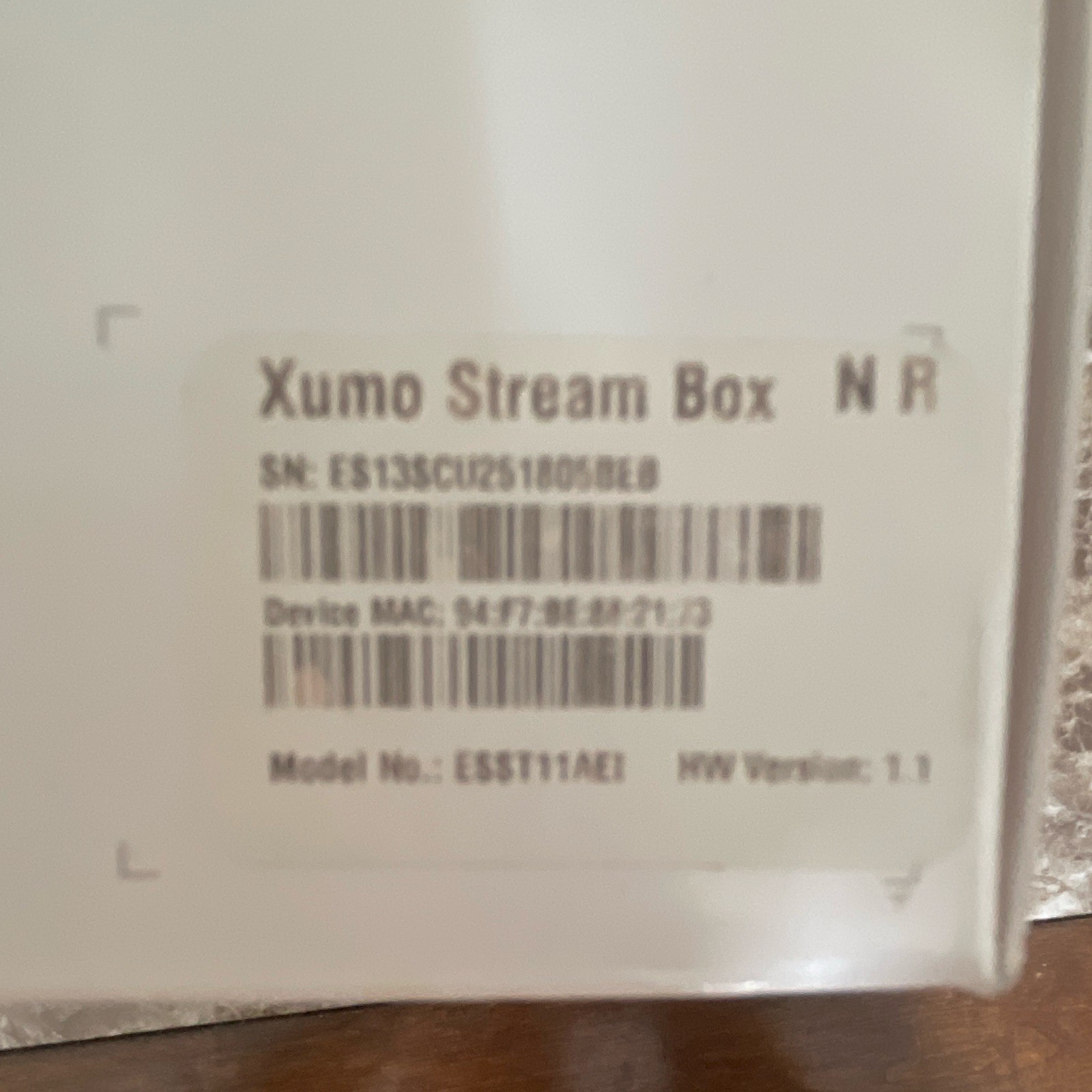 Xumo Stream Box 4K UHD Wi-Fi HDMI