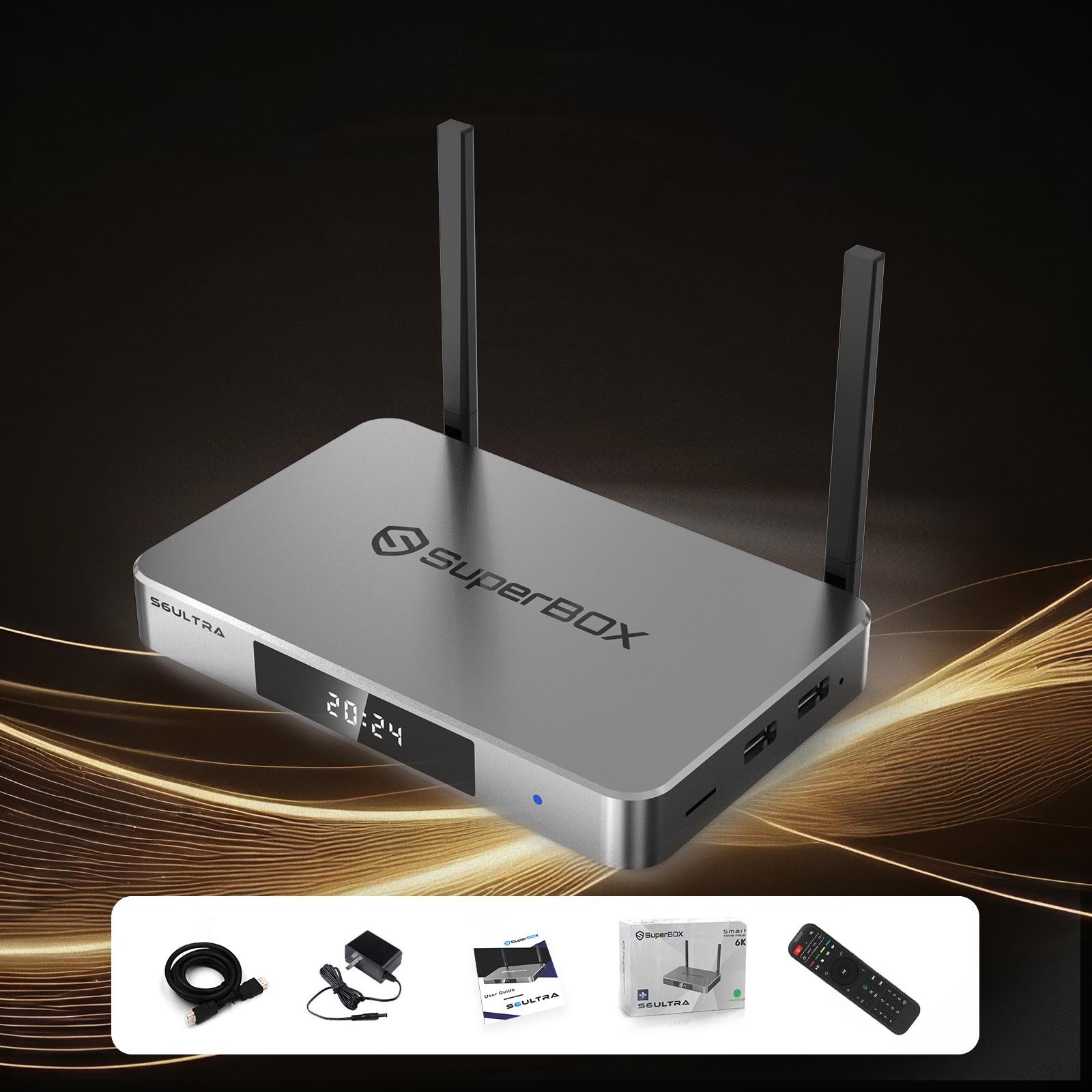 New SuperBox S6 Ultra TV BOX New 128G Large Memory Message Have To Surprise