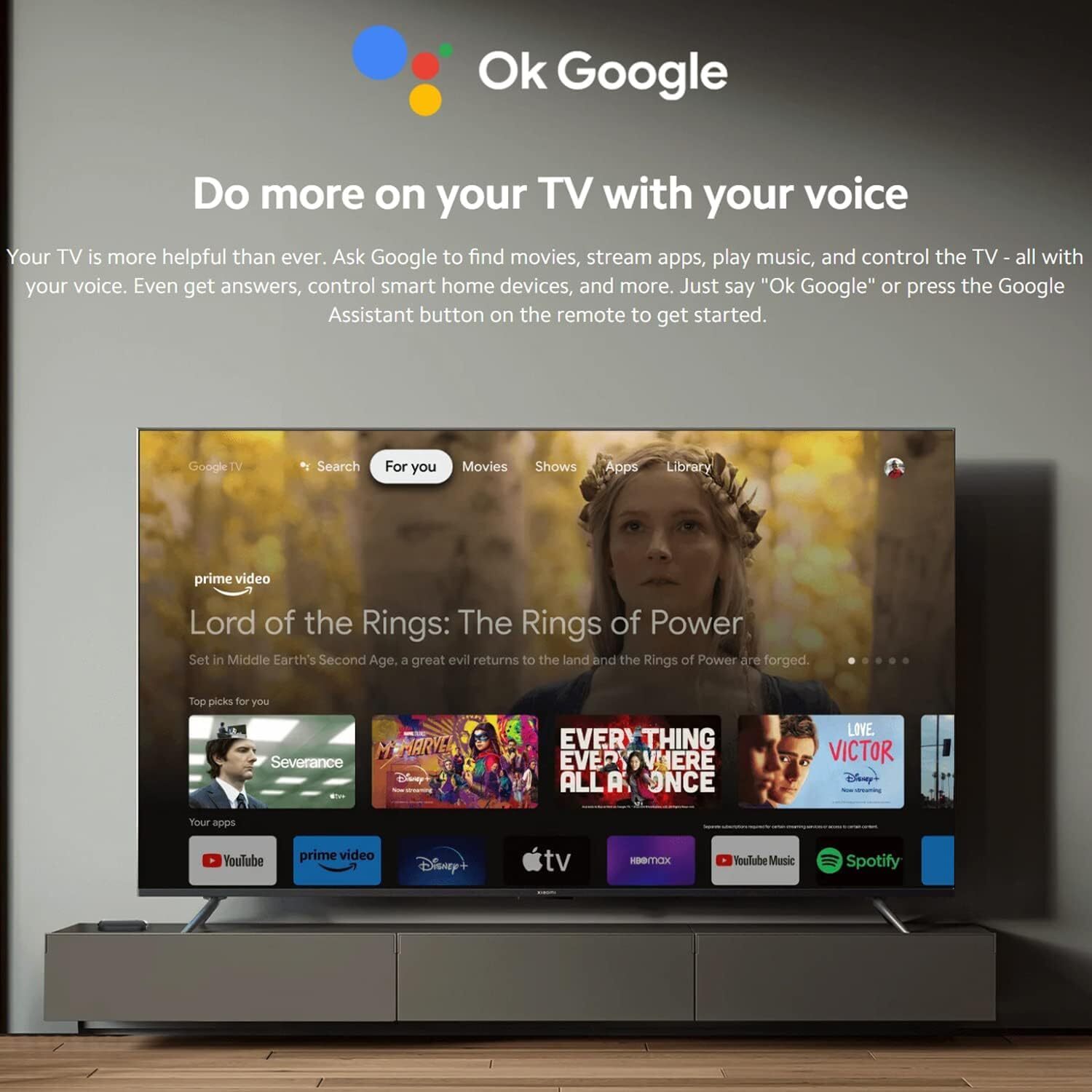 Xiaomi TV Box S 2nd Gen – 4K Ultra HD Streaming Media Player, Google TV Box with