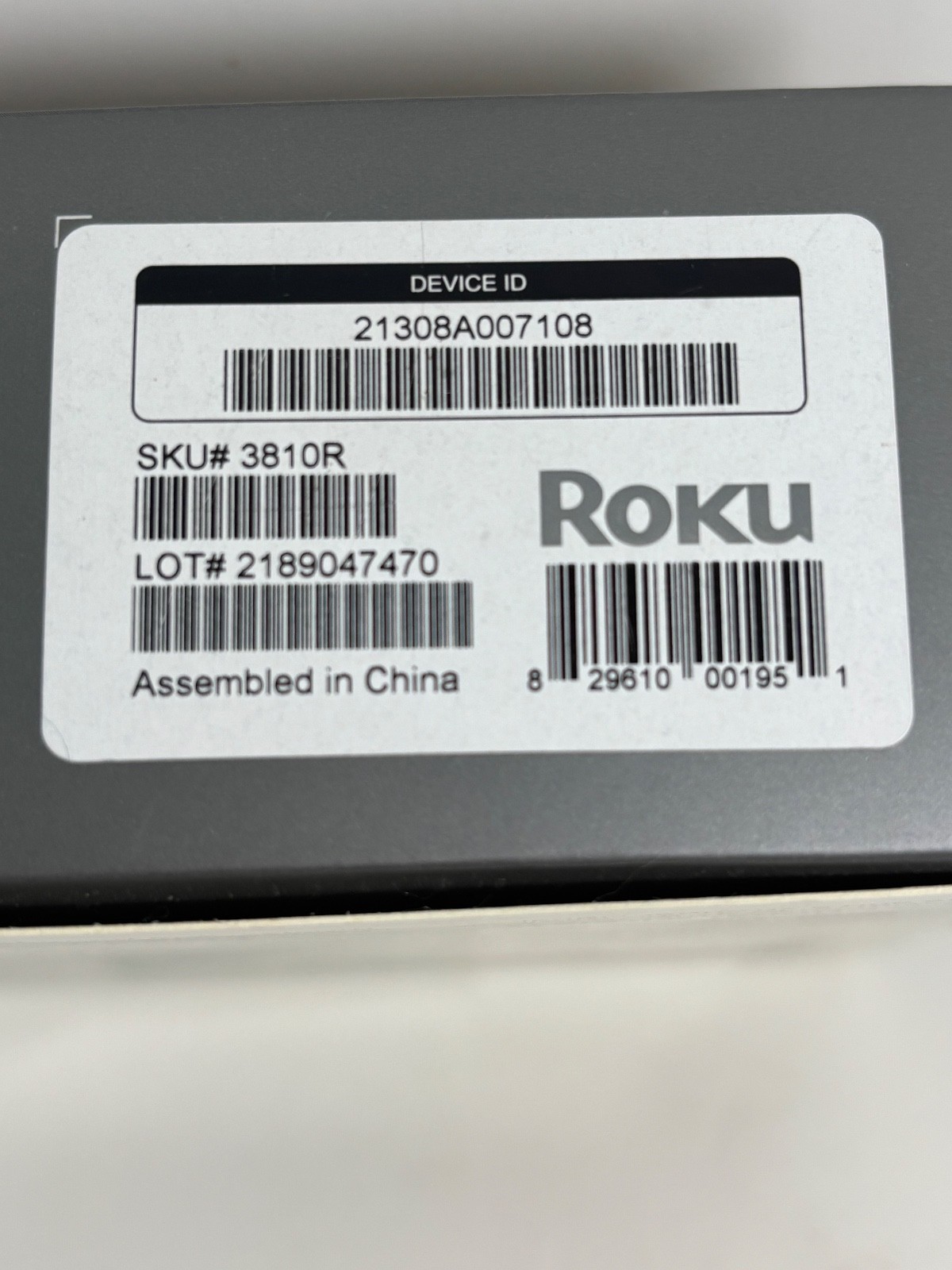 Roku Streaming Stick Plus 3810R -4K Streaming Media Player with VOICE REMOTE New