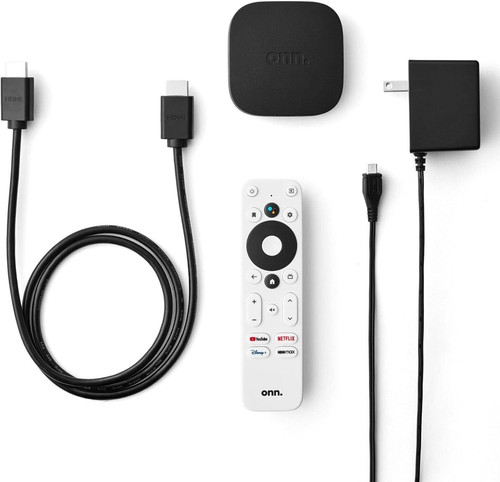 onn Android TV 4K UHD Streaming Device with Voice Remote Control & HDMI…
