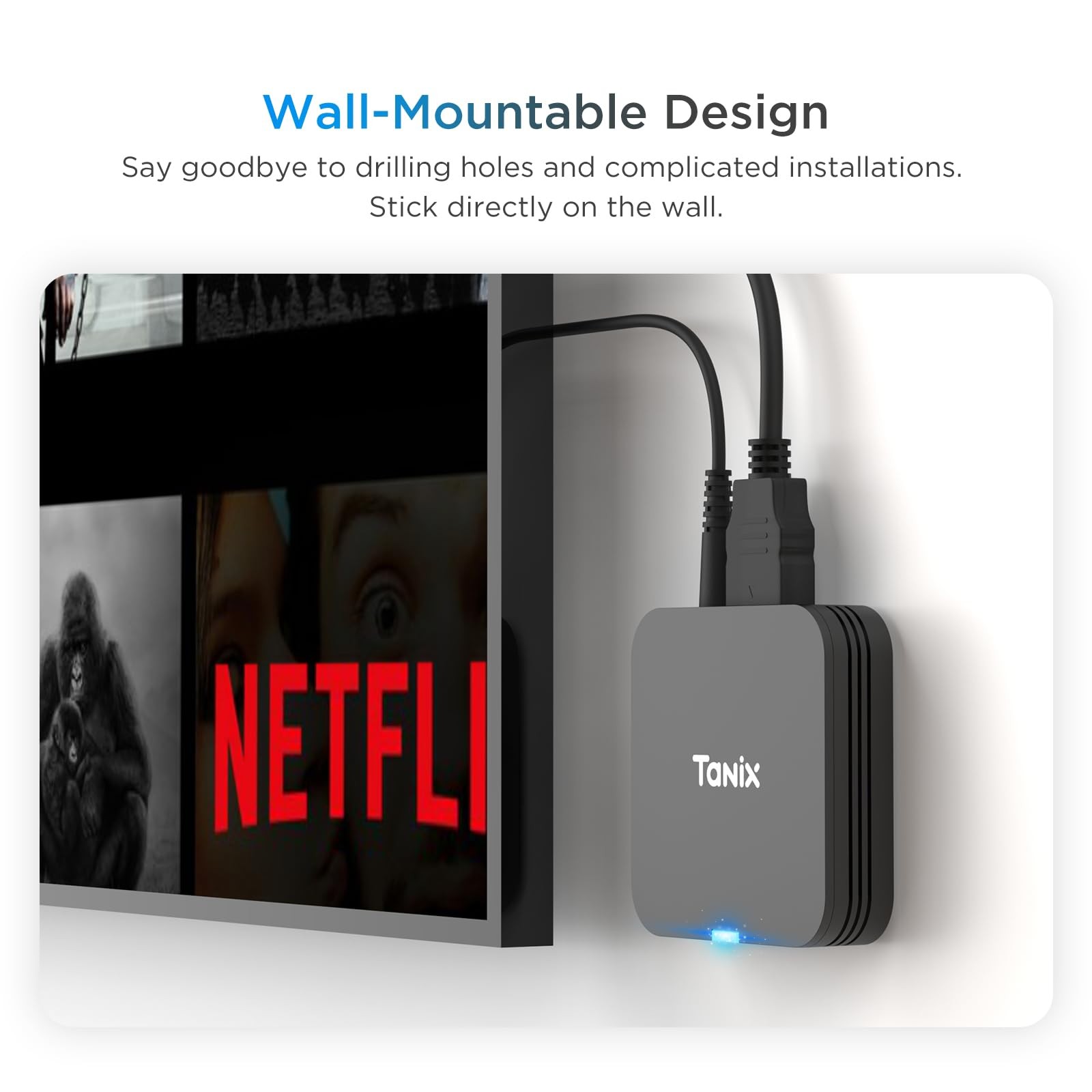 Android TV Box 10.0, Android Box 2GB RAM 16GB ROM, H313 Quad-Core Android Box…