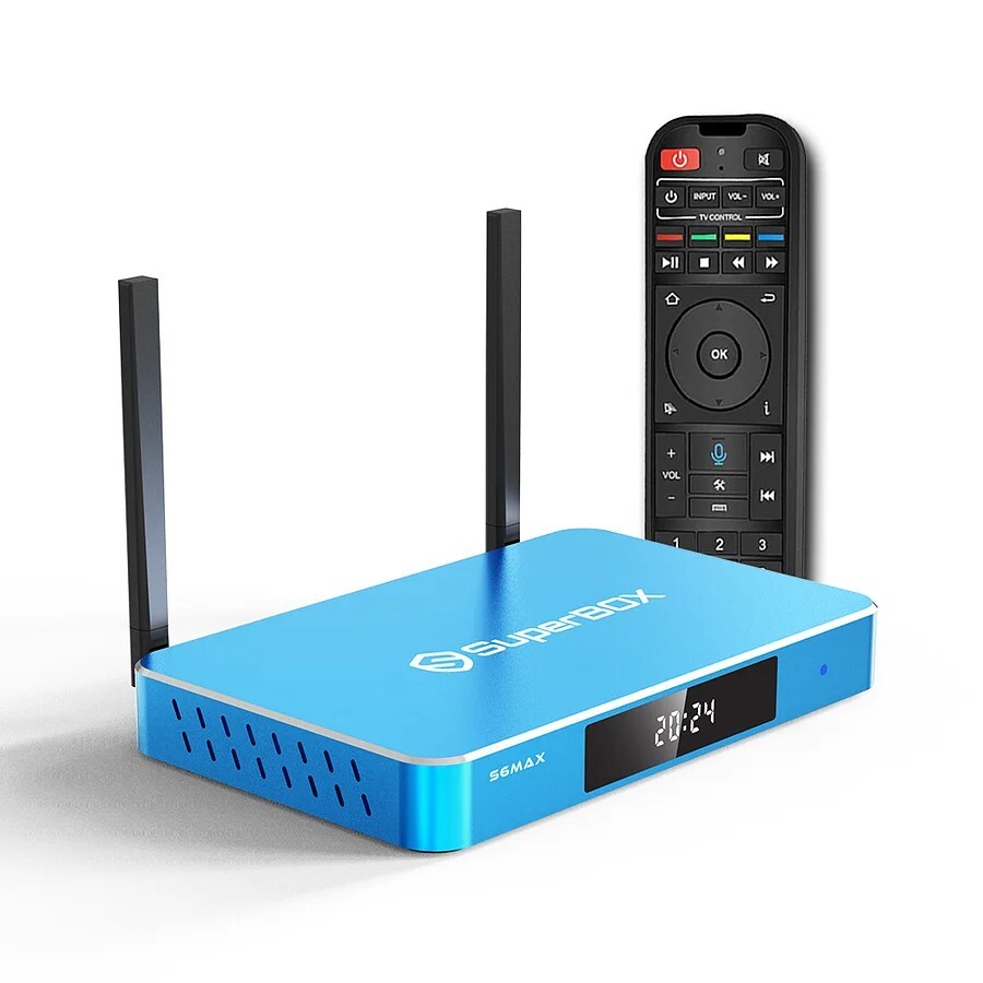 NEW 2025 Model-SuperBox S6 Max, 6K UltraHD, BlueTooth Voice Command fast ship
