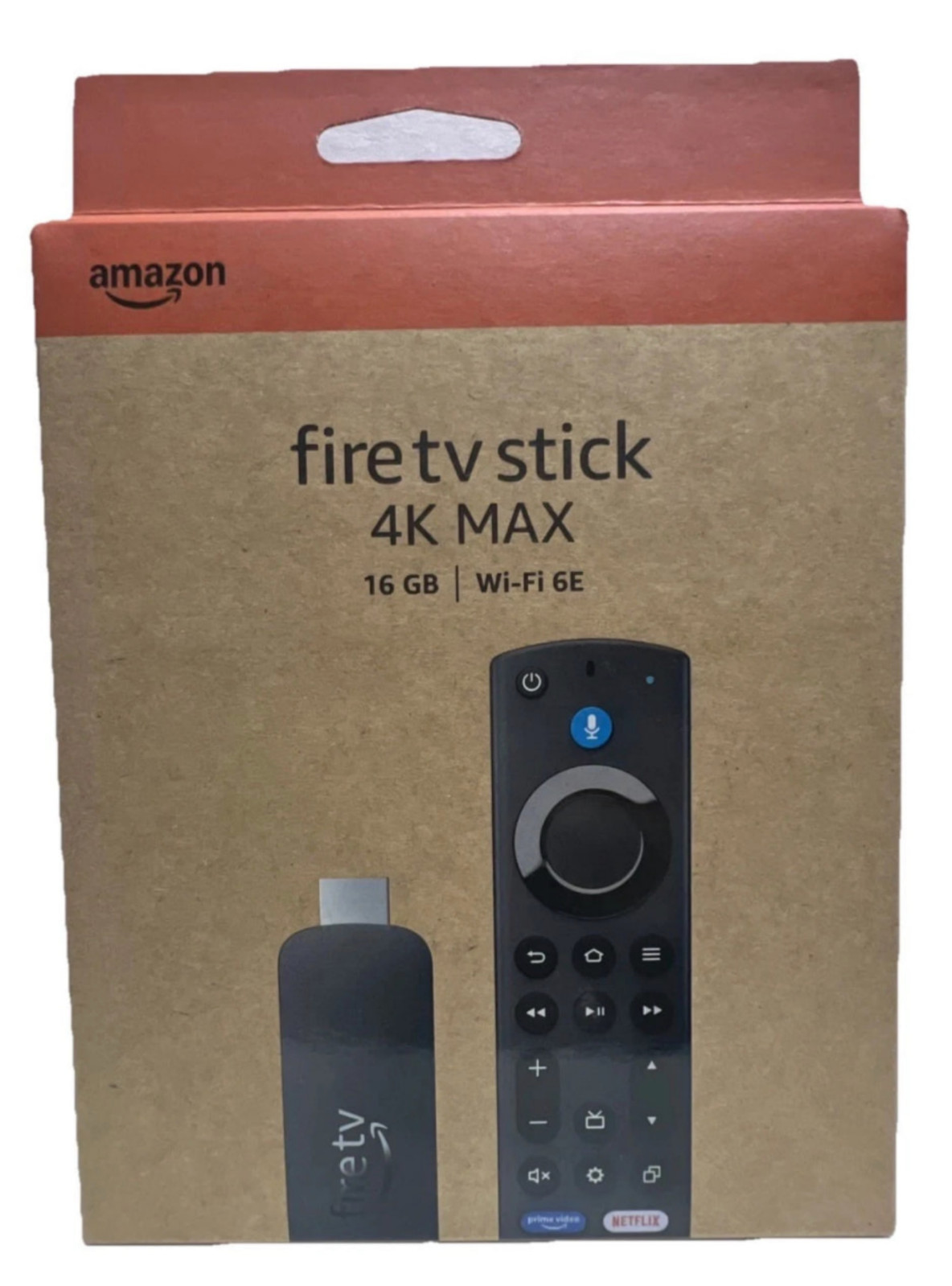 Fire TV Stick 4K Max 16GB streaming device, supports Wi-Fi 6E – New