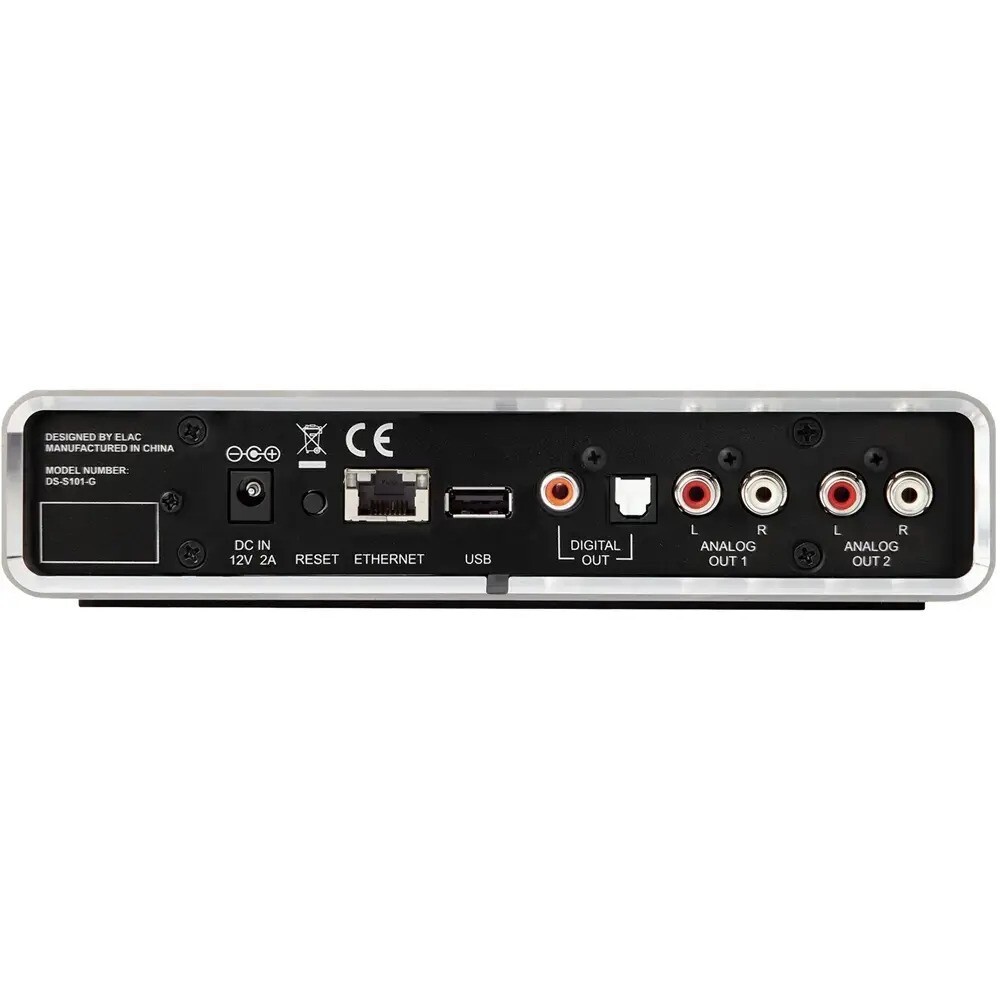 ELAC Discovery Series DS-S101-G Music Server, Streamer, Silver (Open Box, New)