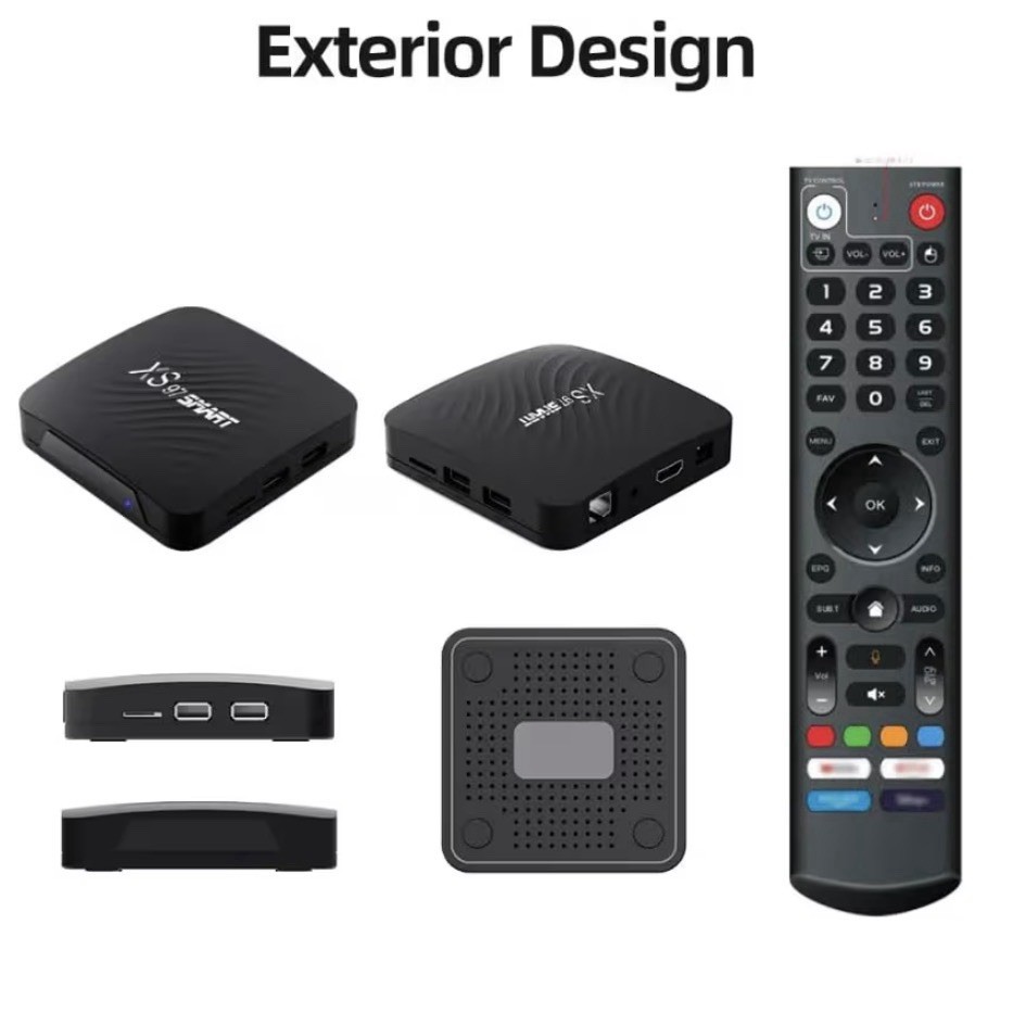 XS97 TV Box 4K Android 11, Amlogic S905Y4 chip DDR4 4GB Ram 32GB ROM Dual