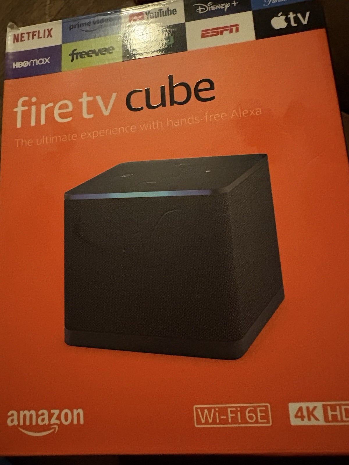 Amazon Fire TV Cube 3rd Gen-Alexa Wi-Fi 6E 4K Ultra HD (Open Box)